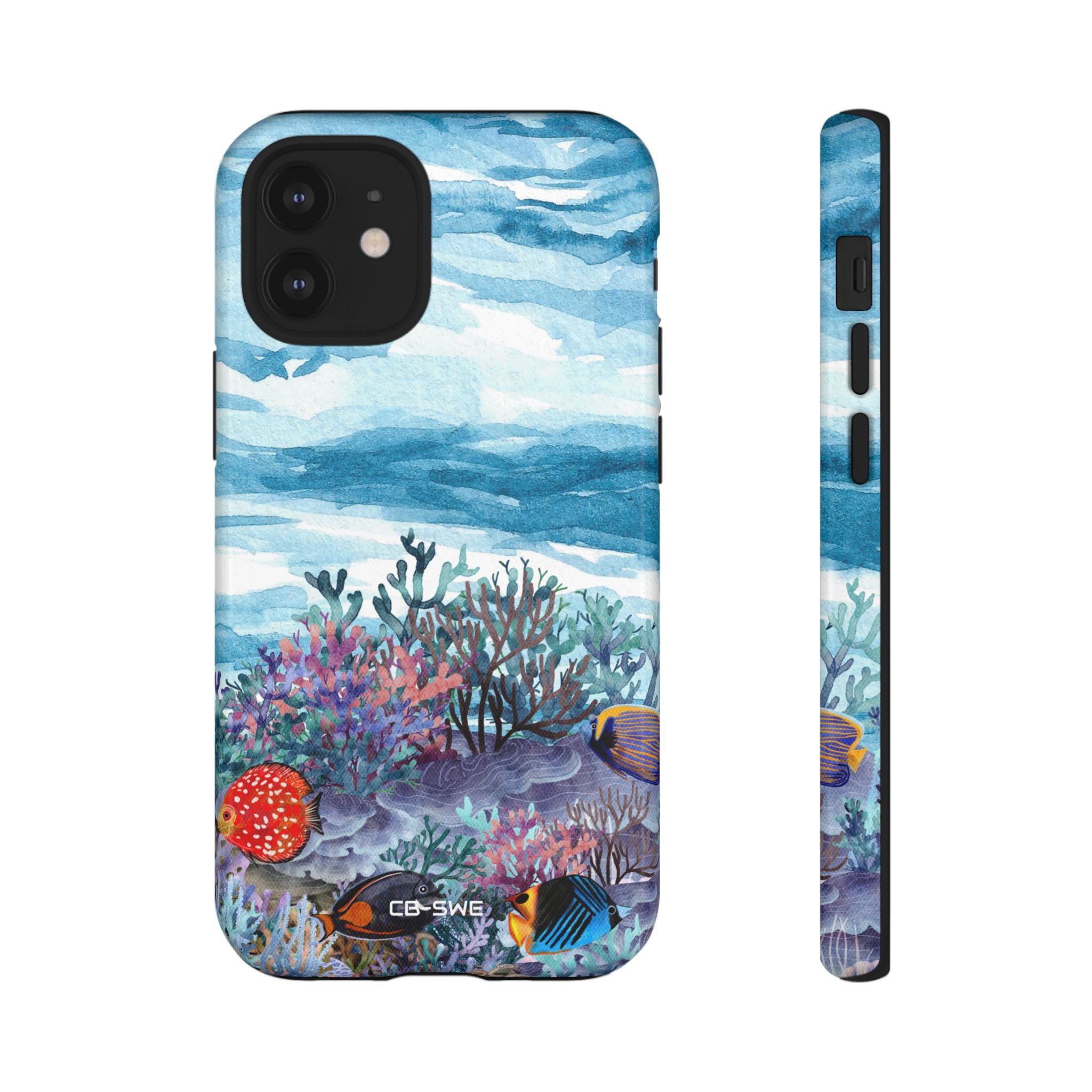 Aquatic Life Watercolors - iPhone Case