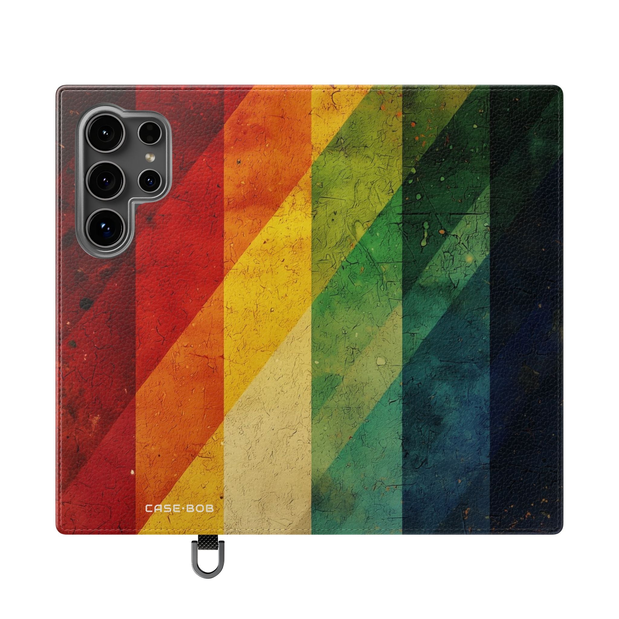 Crimson Stripes - Samsung S24 Ultra Case - Wallet