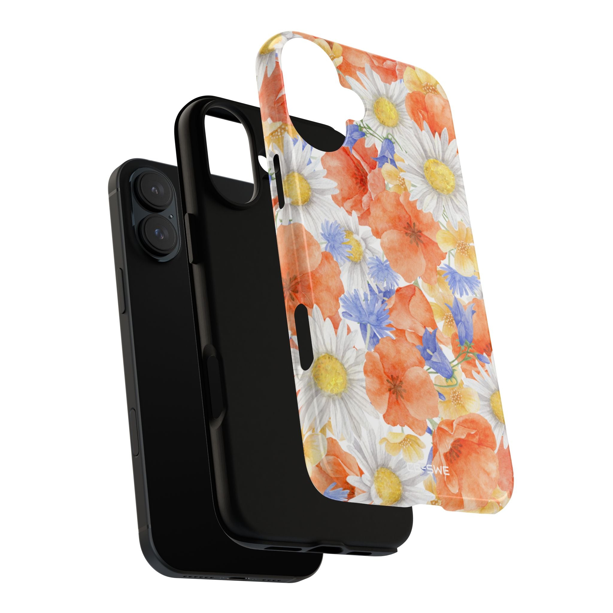 Watercolor Floral Harmony - iPhone Case