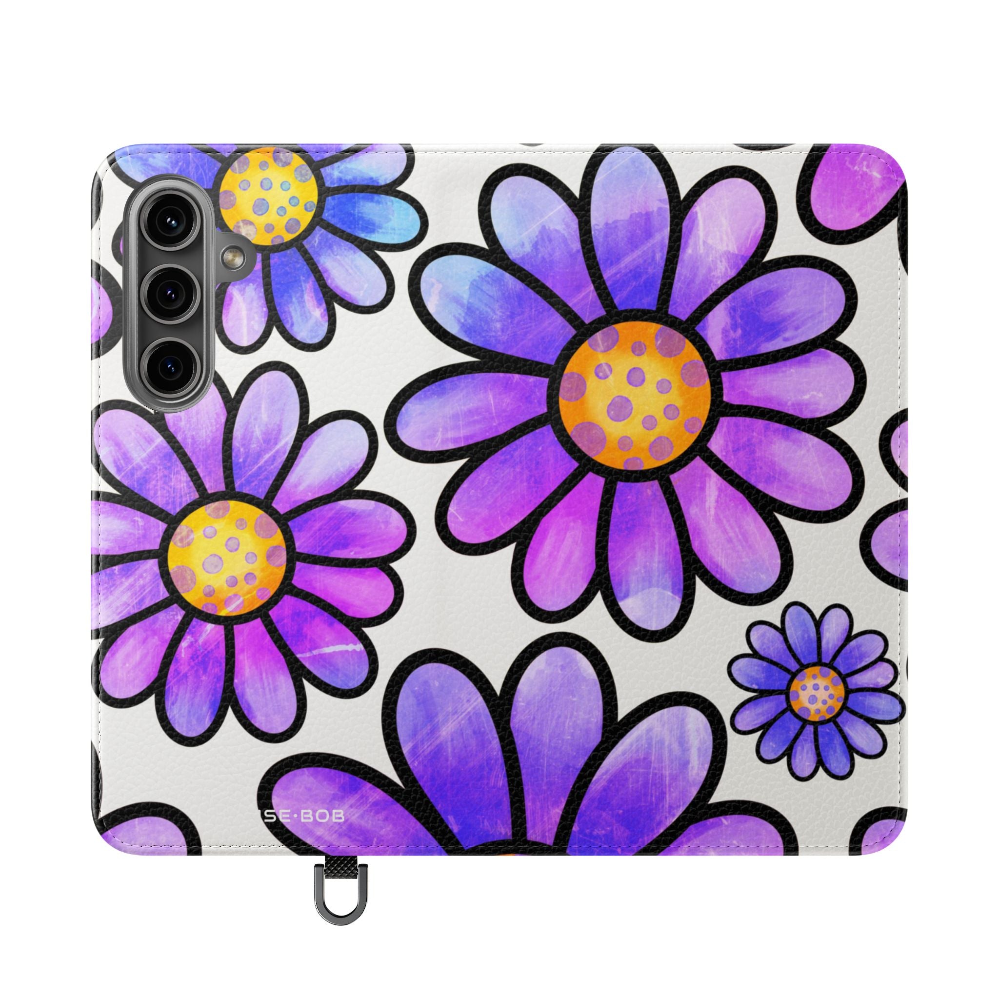 Polka Dot Blossoms - Samsung S24 Case - Lompakkotyyppinen