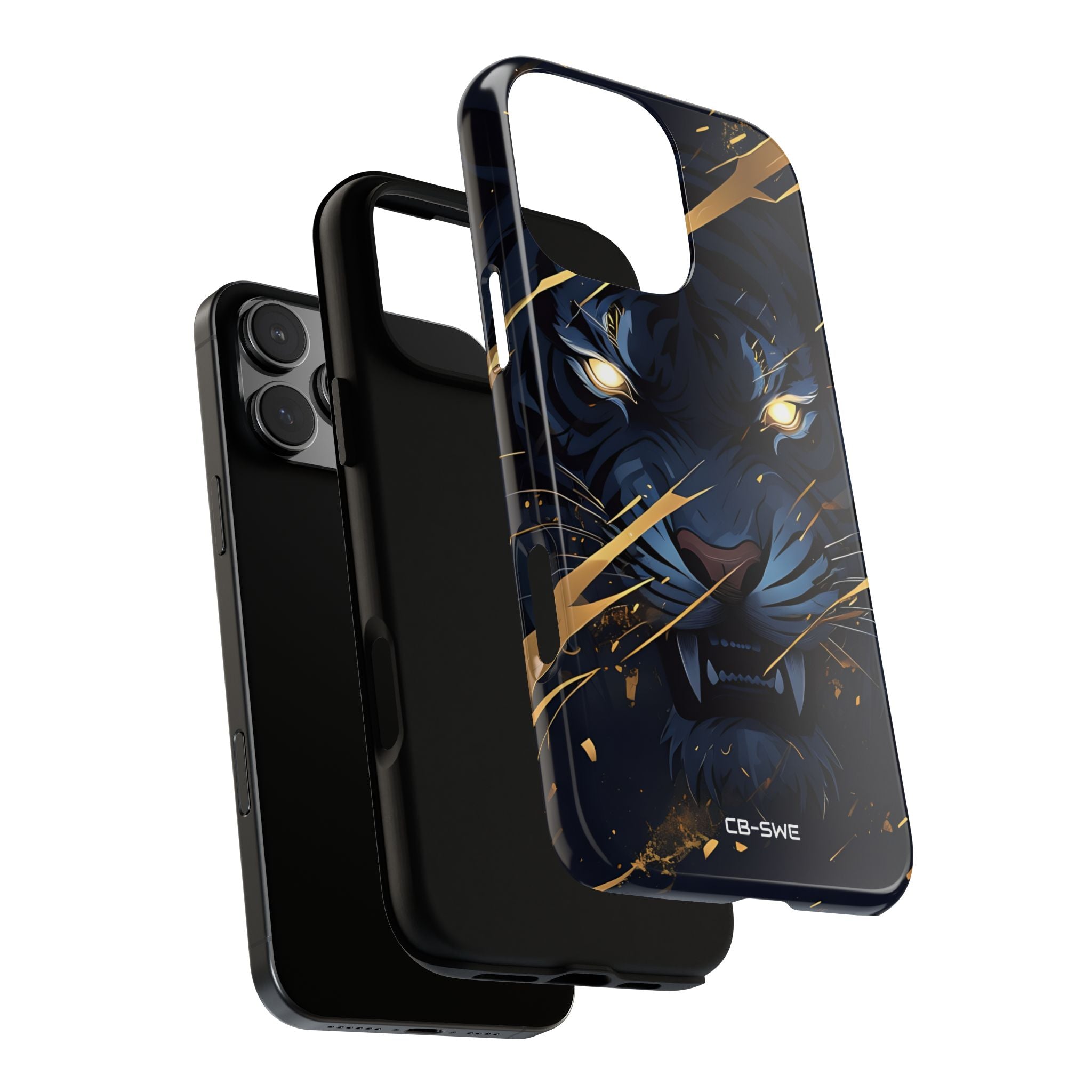 Tiger's Glowing Gaze - iPhone Case