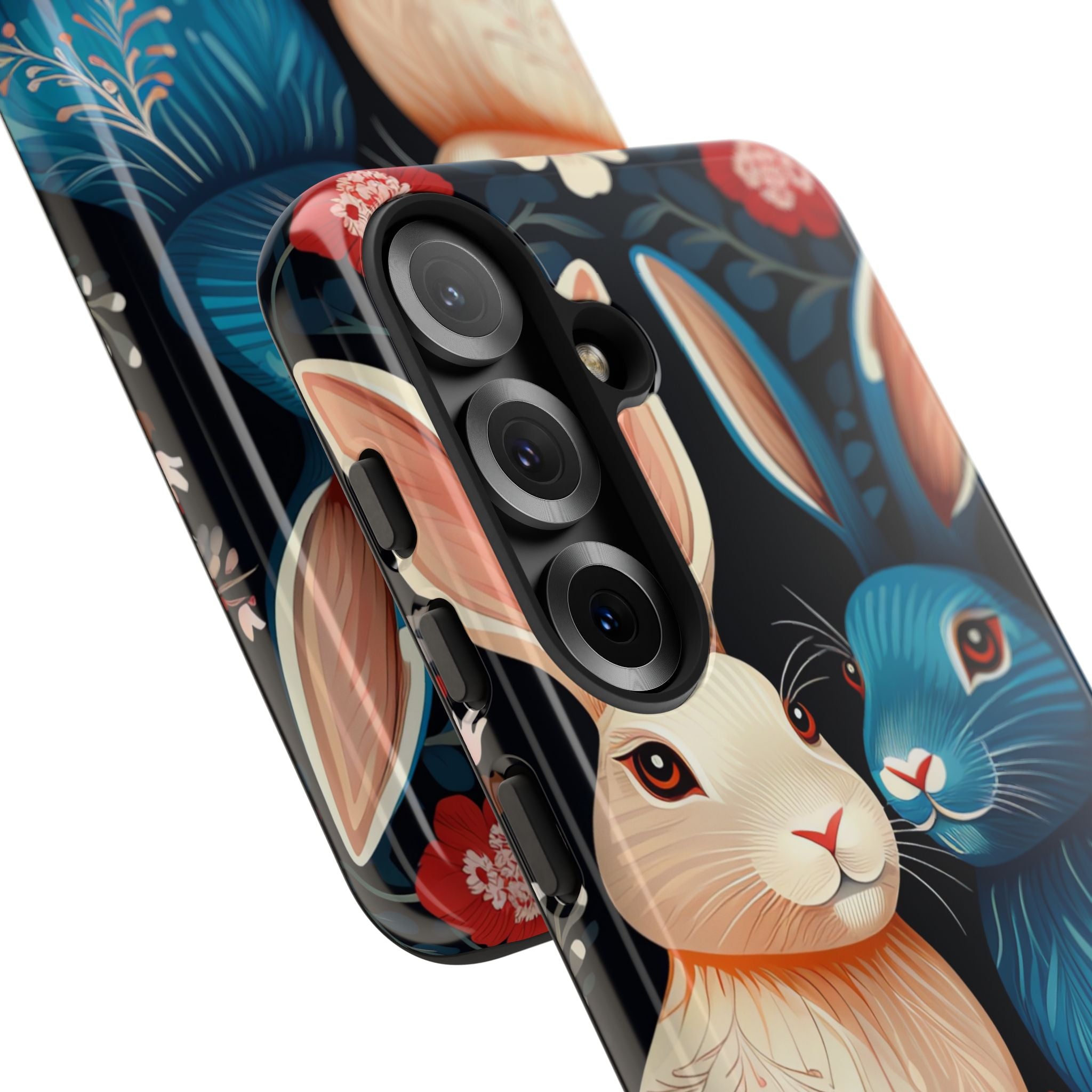 Rabbits Embrace Blossoms - Samsung Case