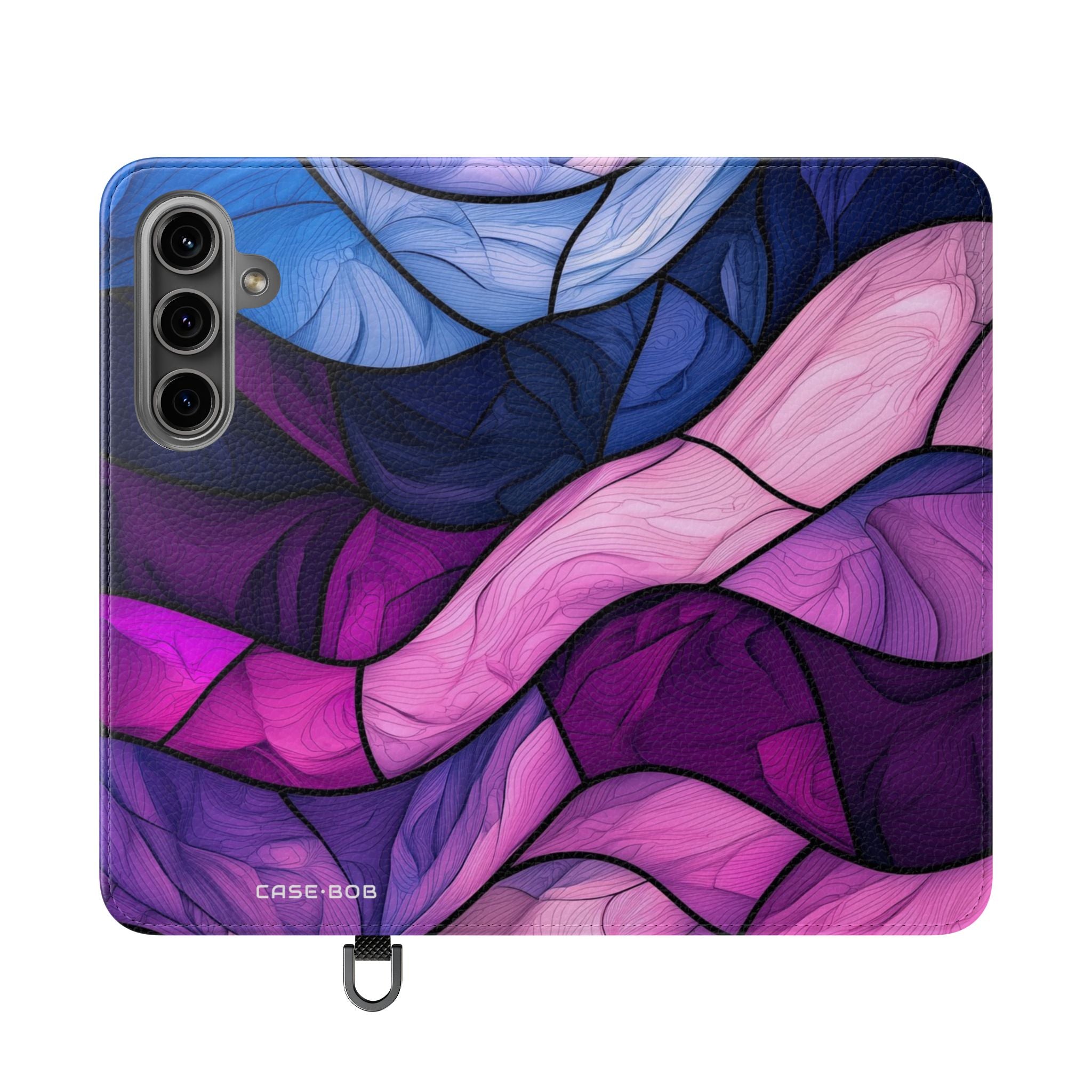 Purple Wavewood - Samsung S24 Case - Wallet