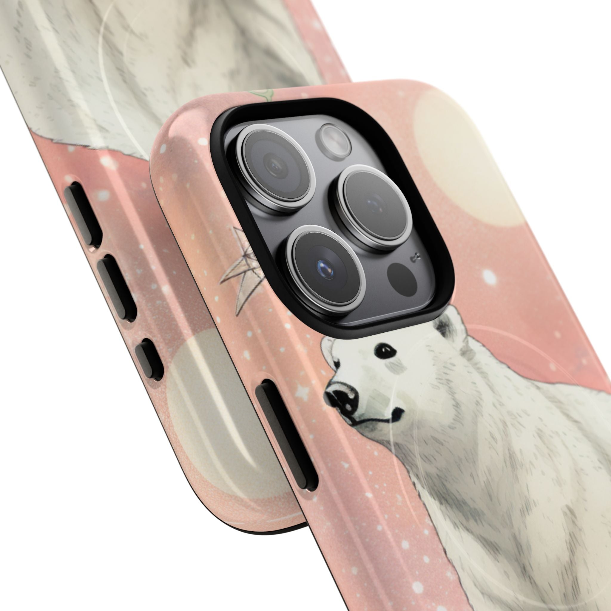 Polar Bear Dream iPhone 15 Pro Case - Tough+