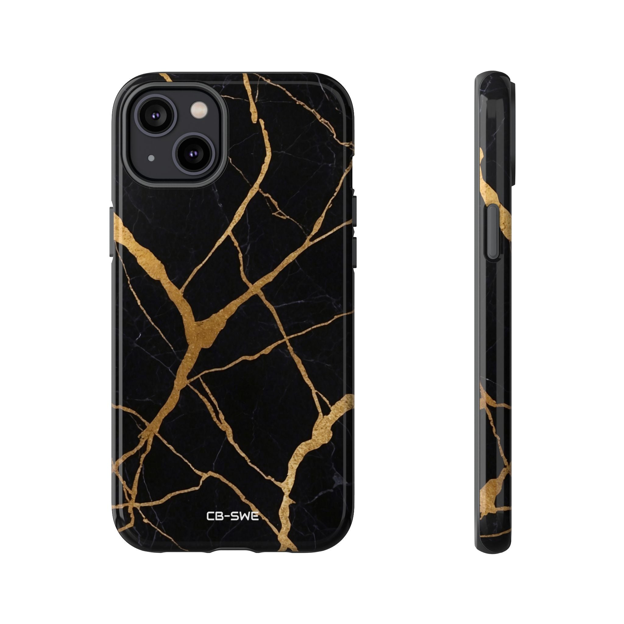 Golden Veins Twist - iPhone Case