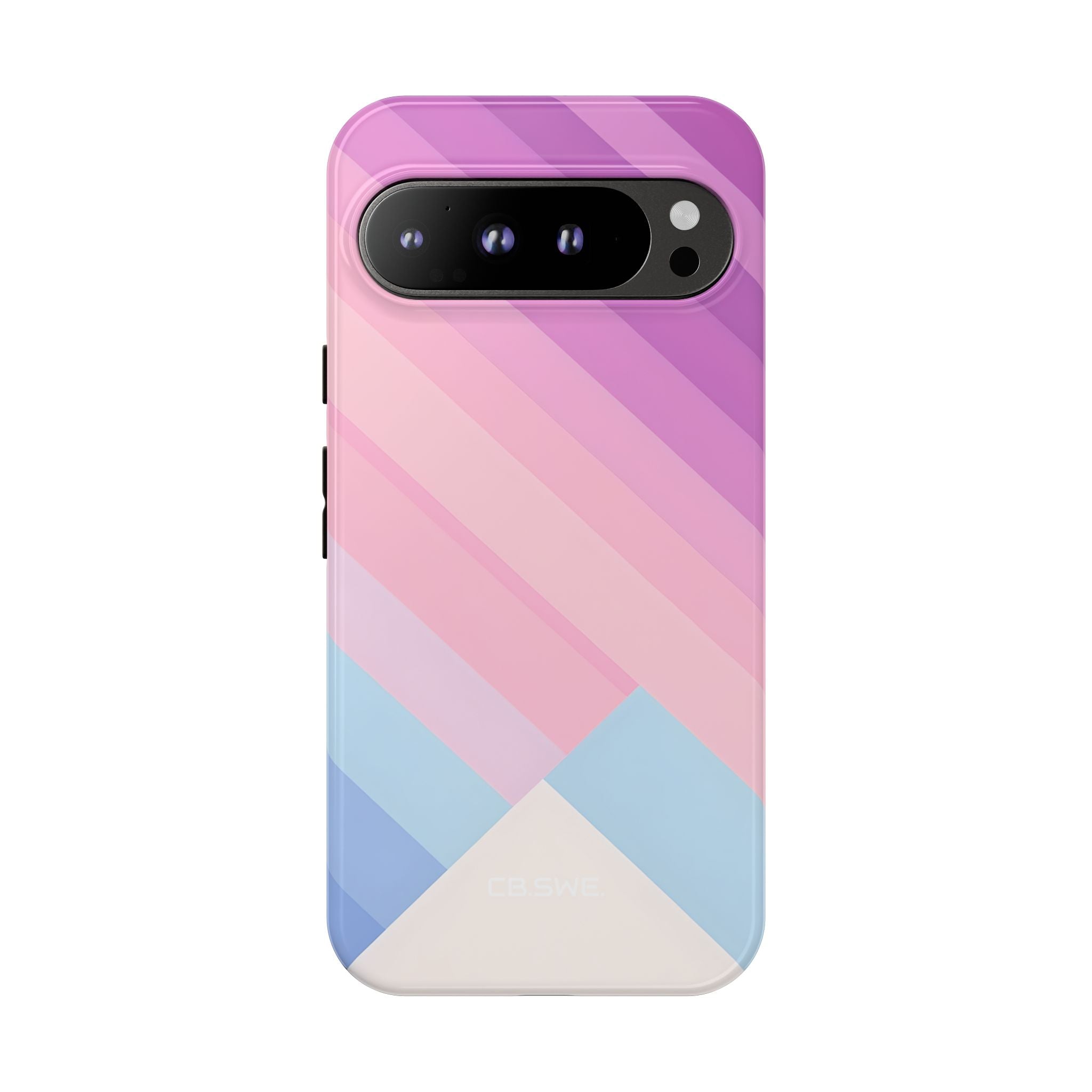 Pink Blue Gradient Layers Google Pixel 9 - Tough