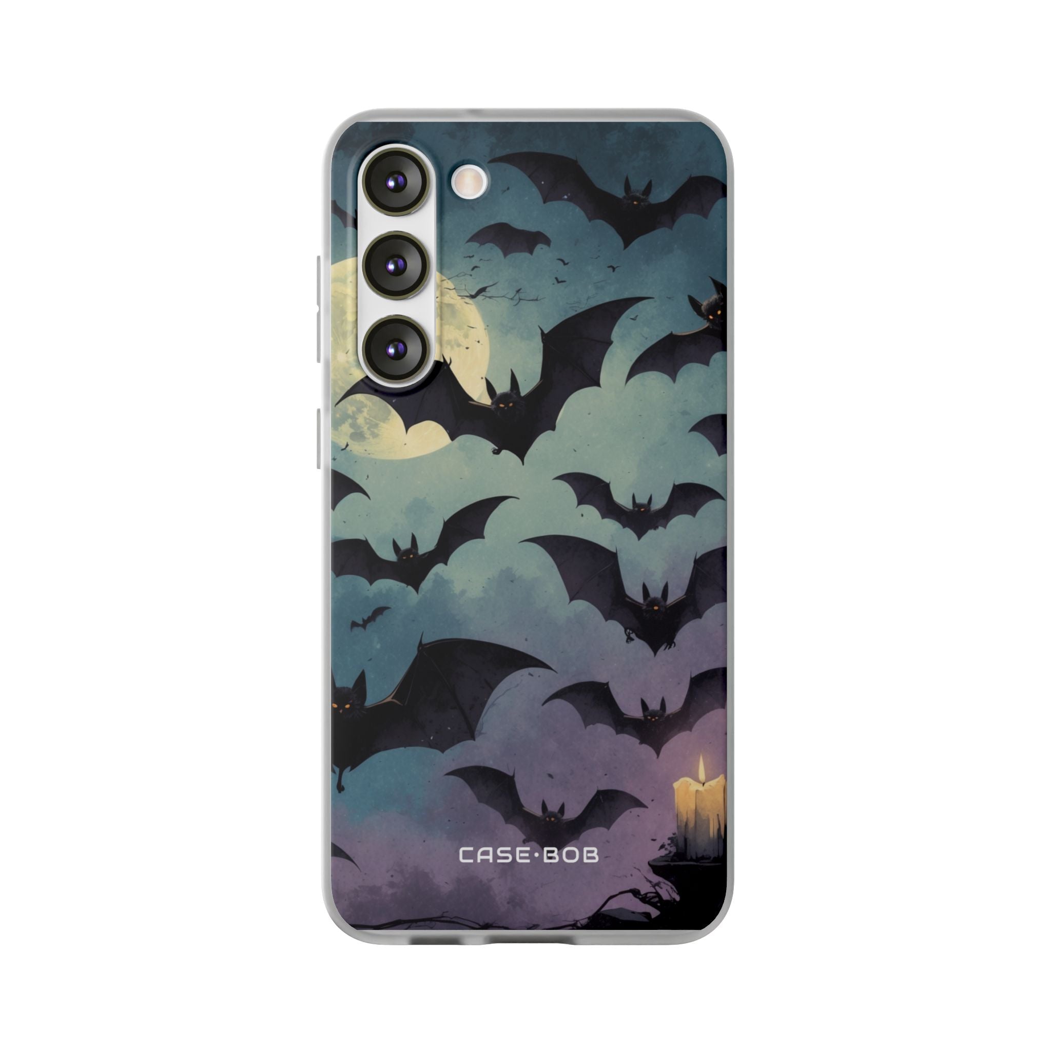 Glowing Bat Swarm Samsung S23 Plus Case - Soft