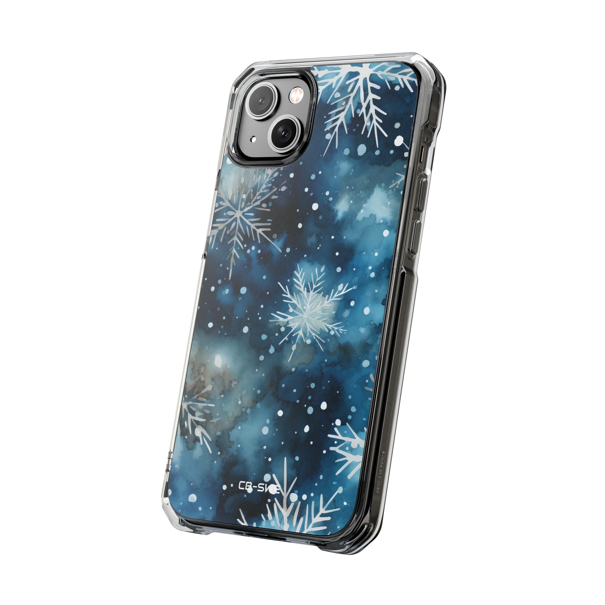 Winter Snowflakes Dance iPhone Case - Impact