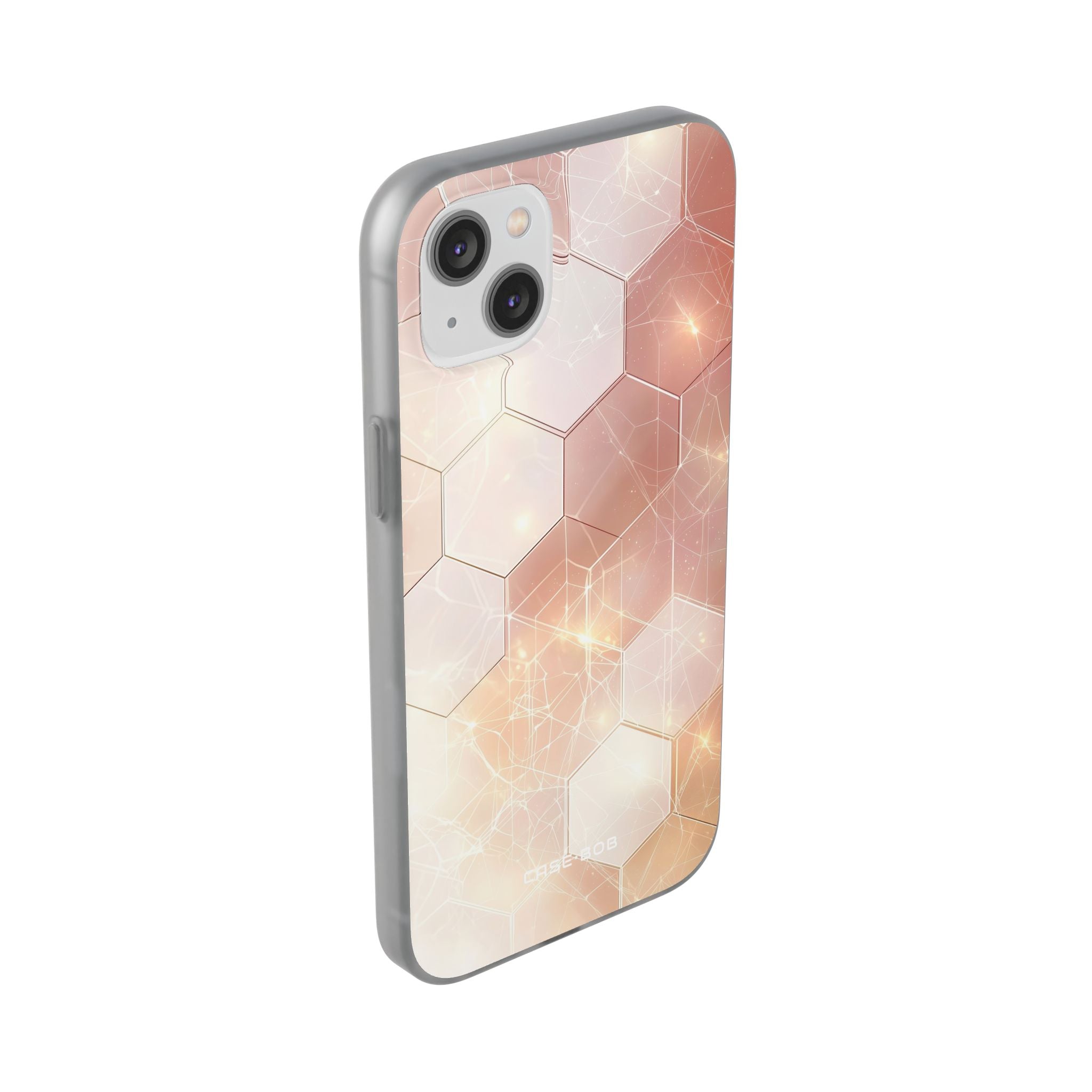 Honeycomb Glow iPhone 14 Plus Case - Soft