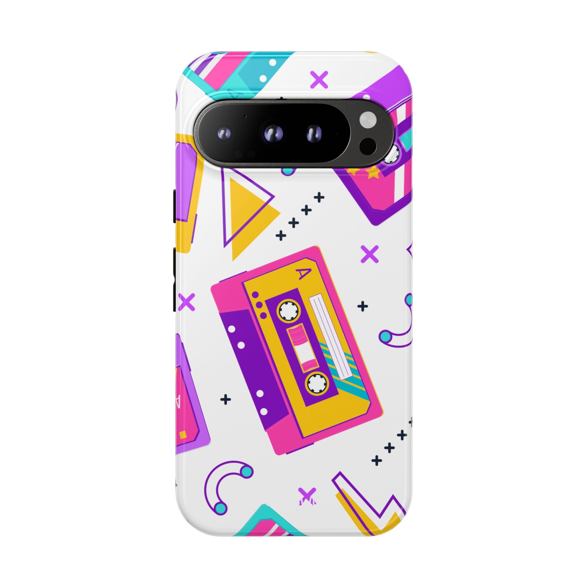 Retro Cassette Chaos - Google Pixel Case