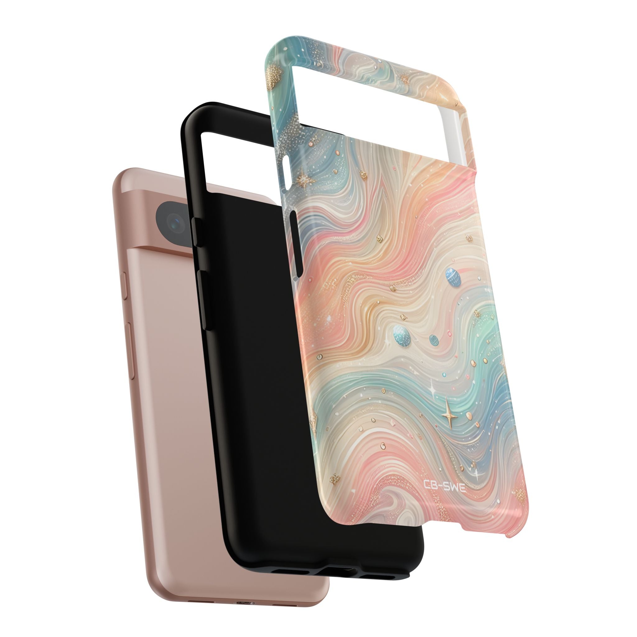 Celestial Waves Dance - Google Pixel Case