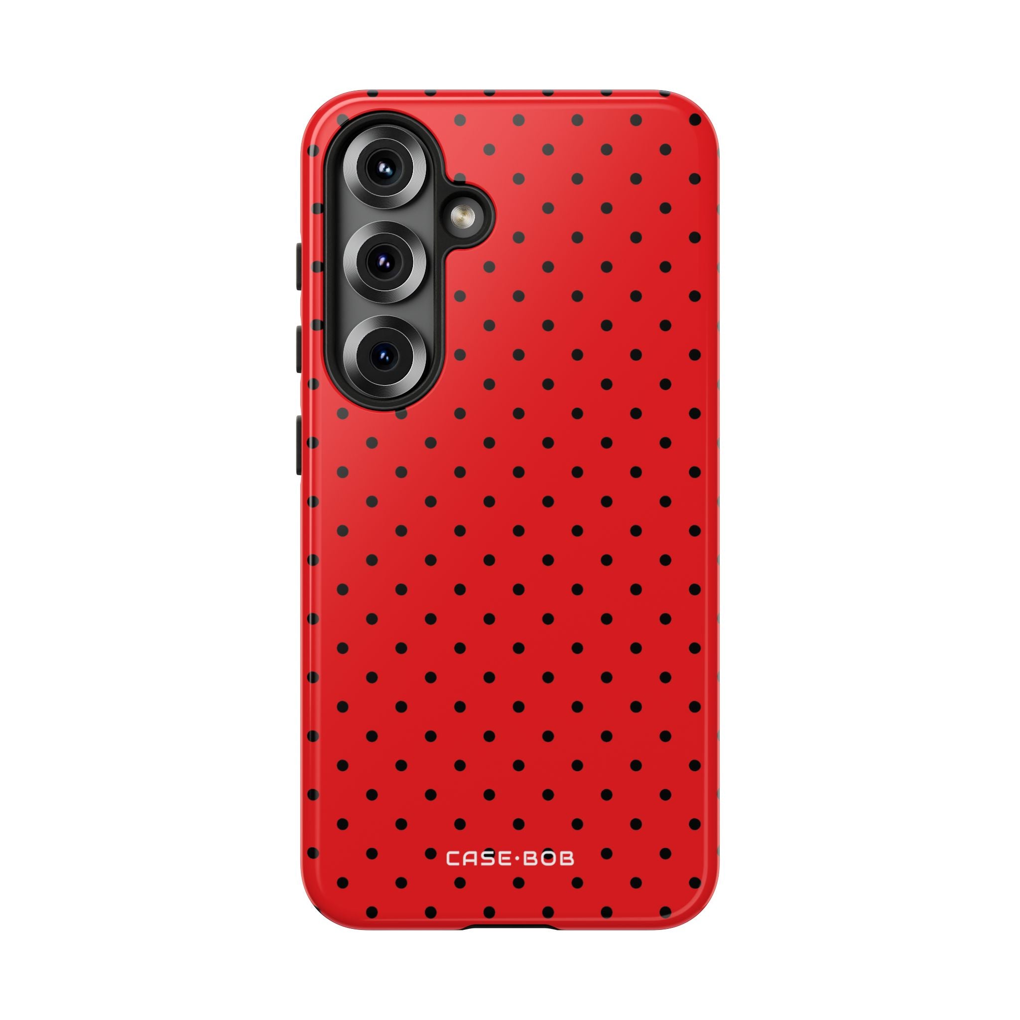 Crimson Dot Matrix Samsung S25 Case - Tough
