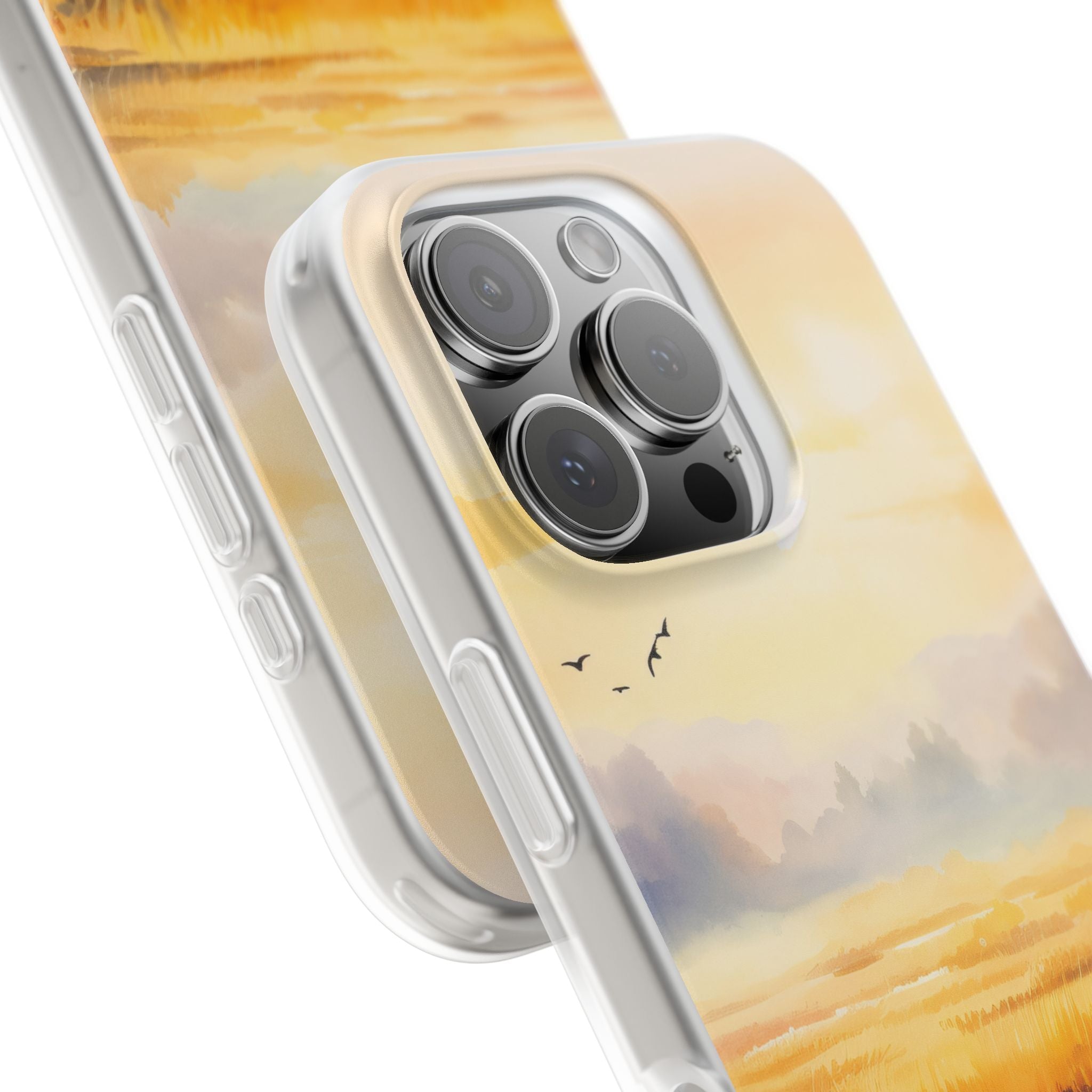 Glowing Sunrise iPhone 16 Pro Case - Soft