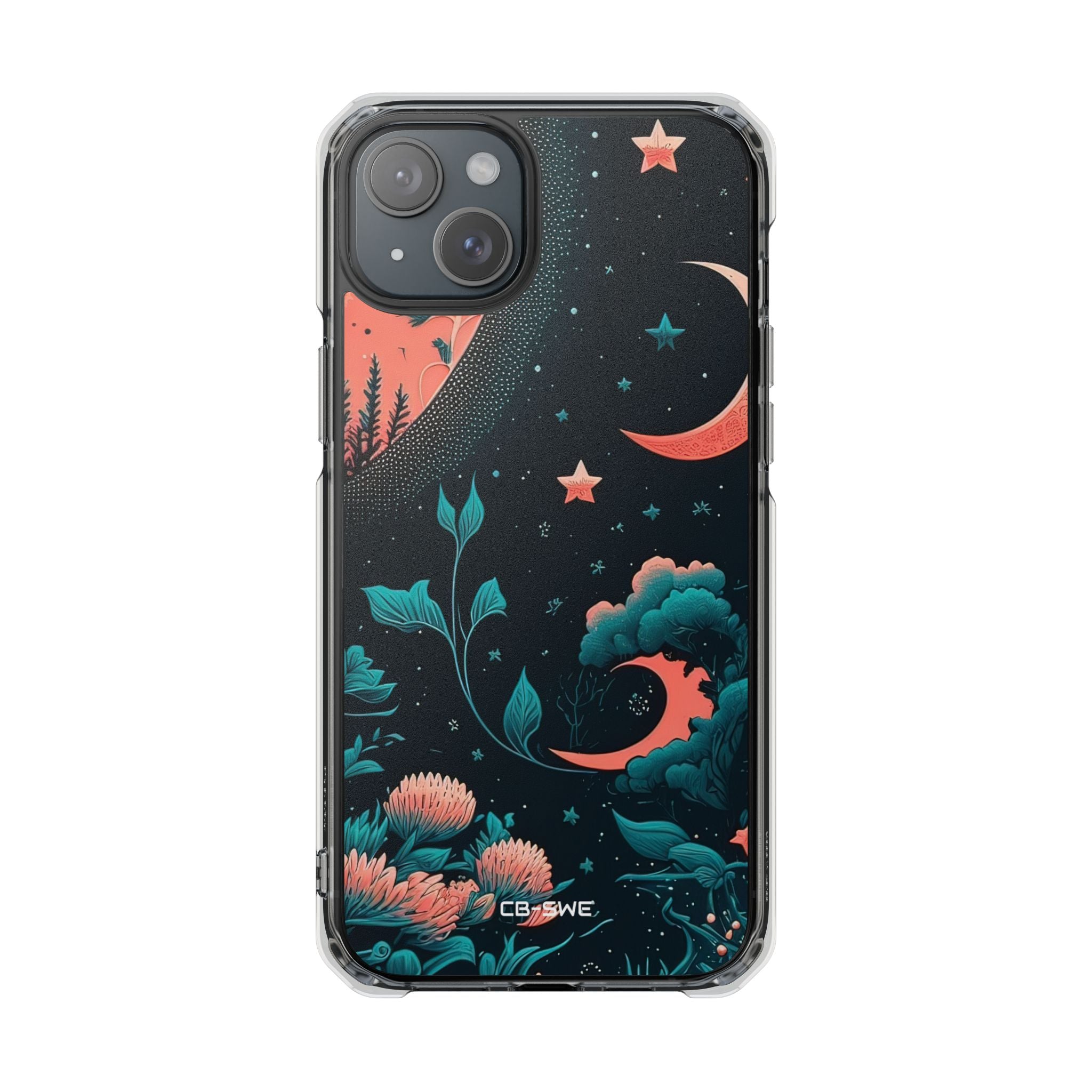 Cosmic Floral Dreams iPhone Case - Impact