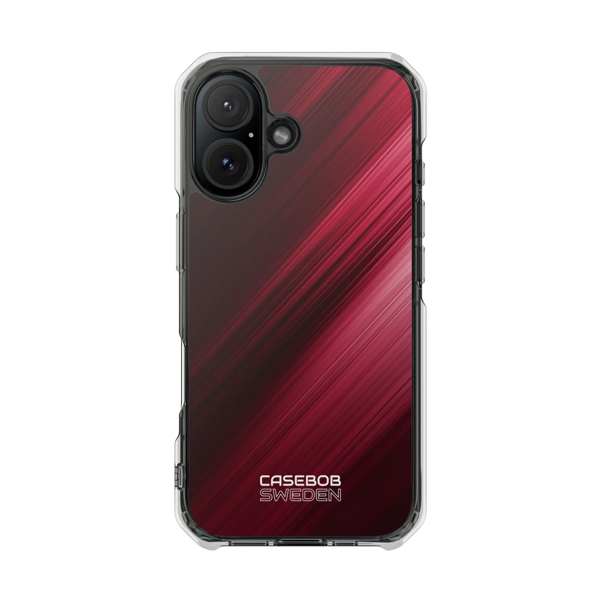 Crimson Drift Motion iPhone 16 - Impact Clear+
