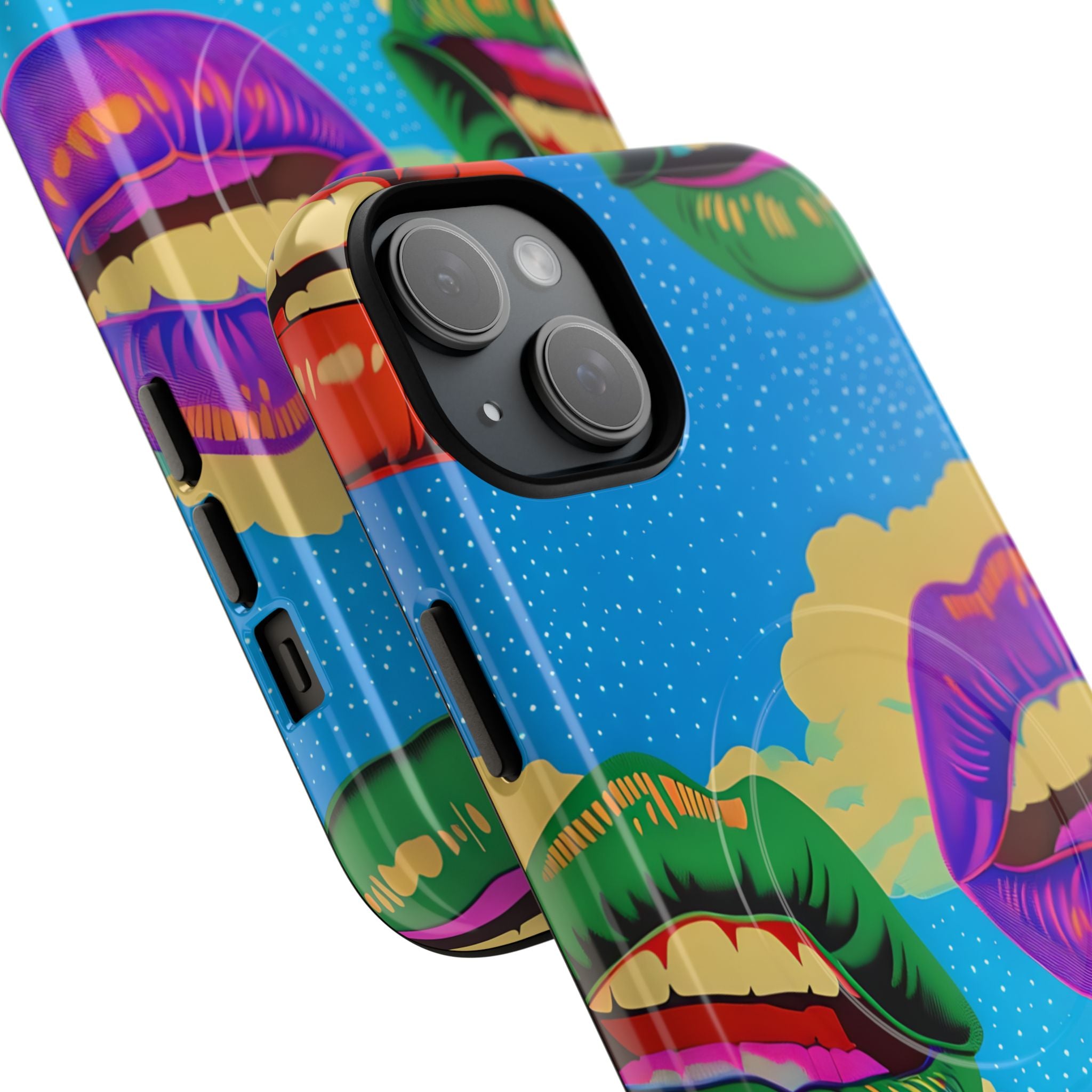 Colorful Lipscape iPhone 15 Plus Case - Tough+