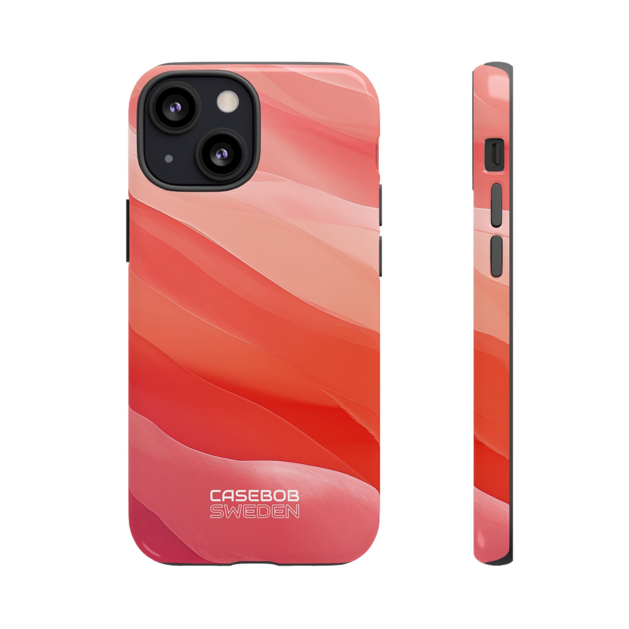 Flowing Coral Waves iPhone 13 - Tough
