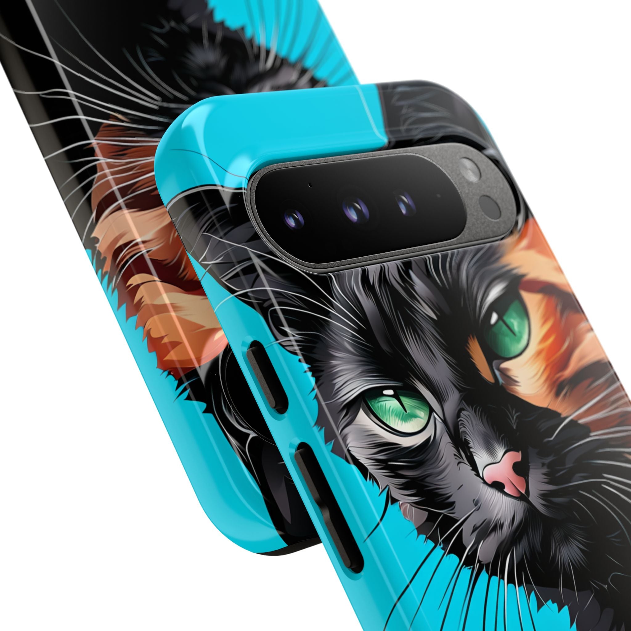 Curious Cat Stare - Google Pixel Case
