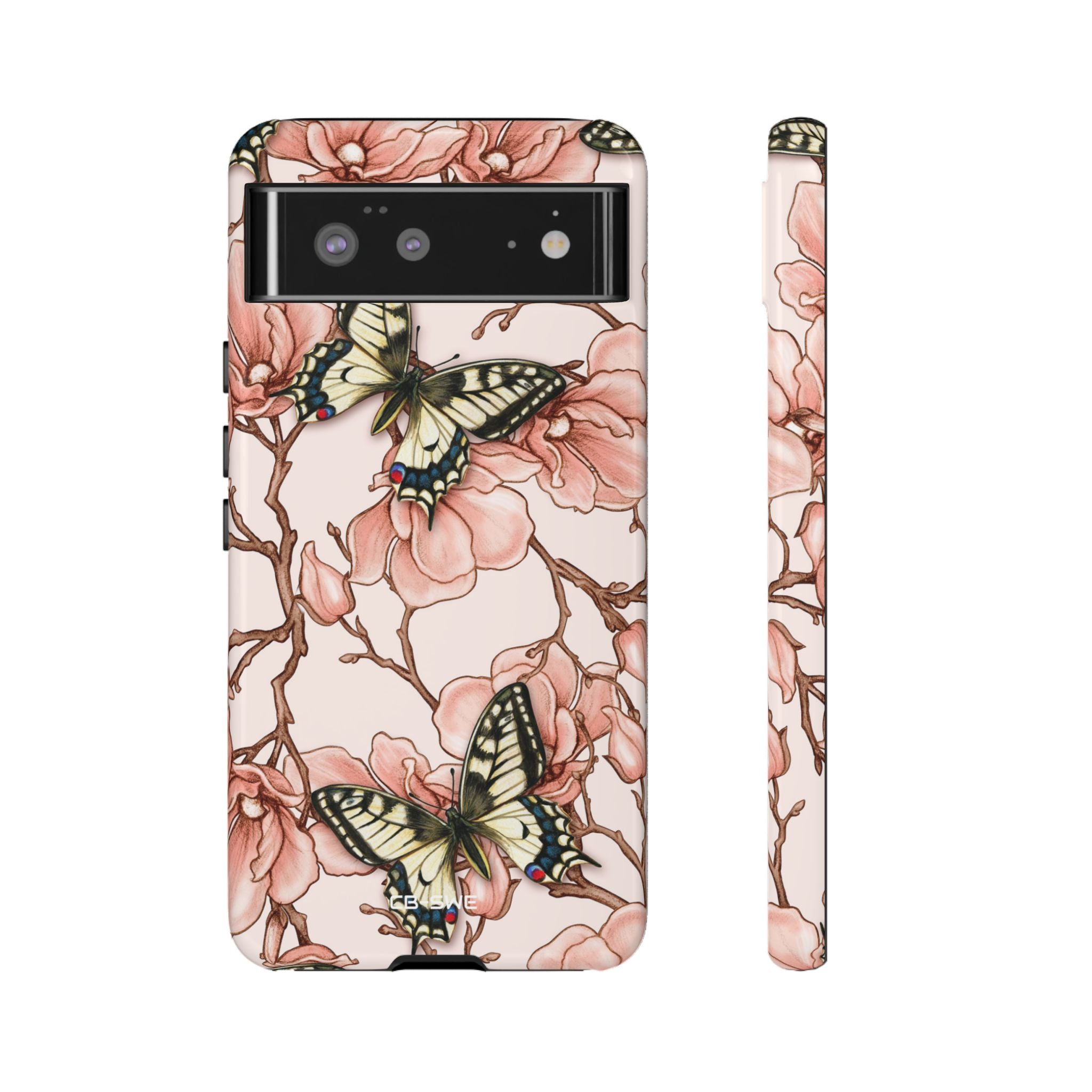 Butterflies and Magnolias Harmony - Google Pixel Case