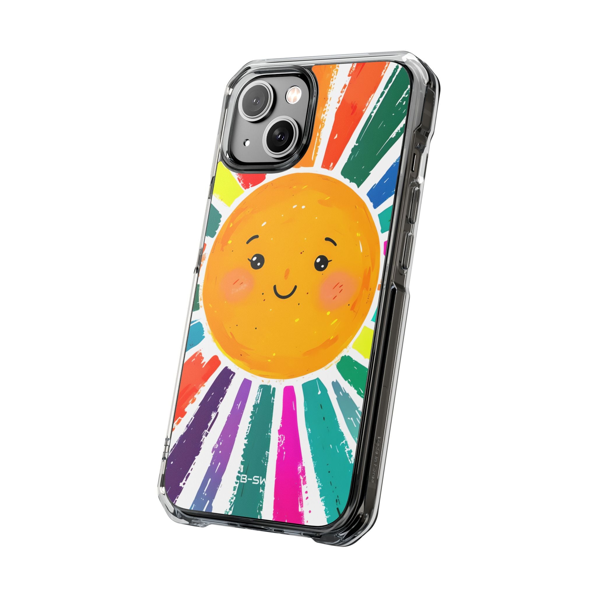 Radiant Smiling Sun iPhone Case - Impact