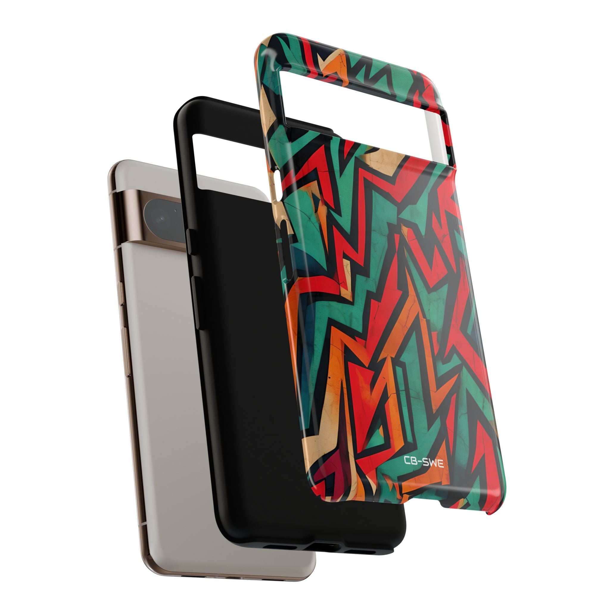 Vivid Geometry Dance - Google Pixel Case