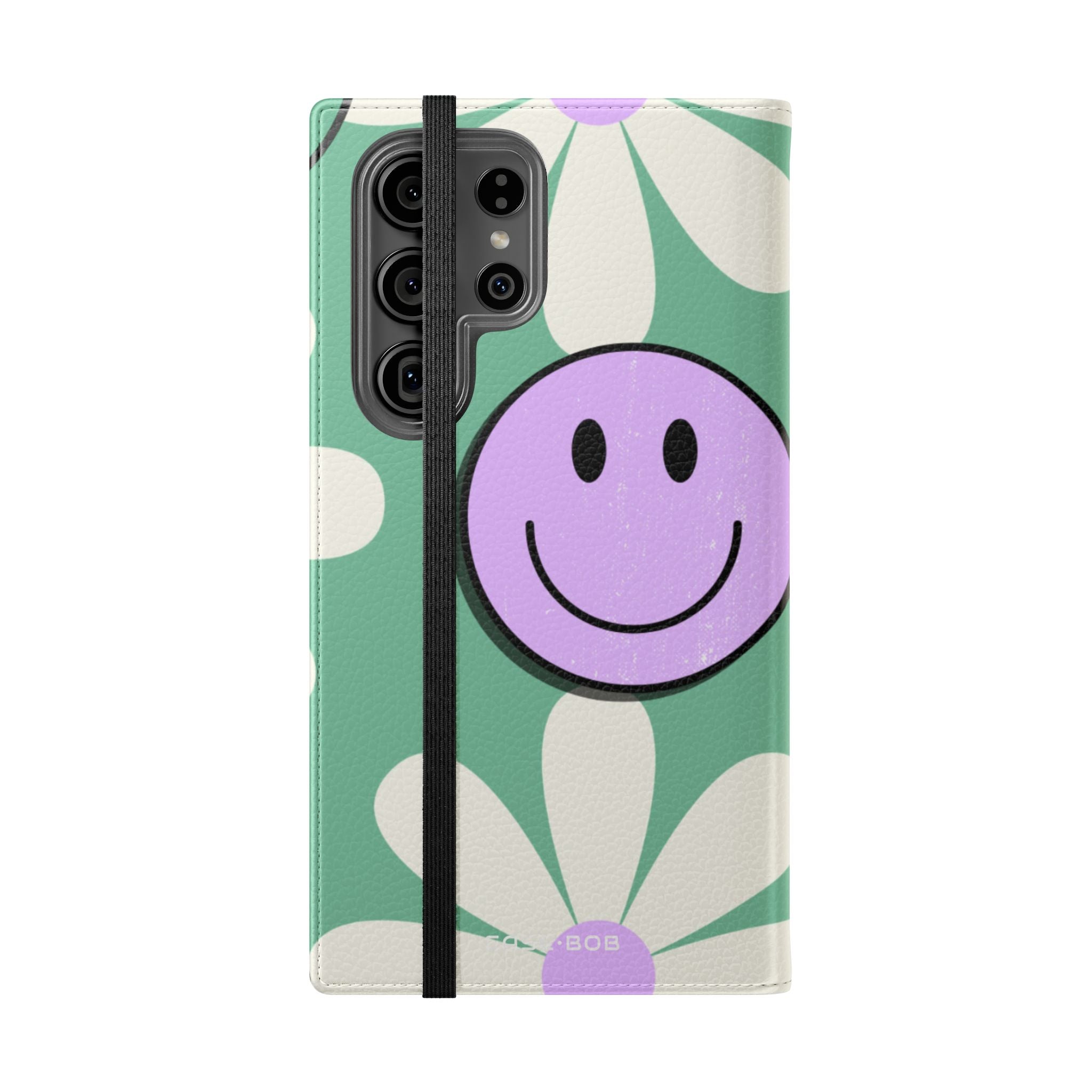 Smiley Daisy Glow - Samsung S23 Ultra Case - Wallet