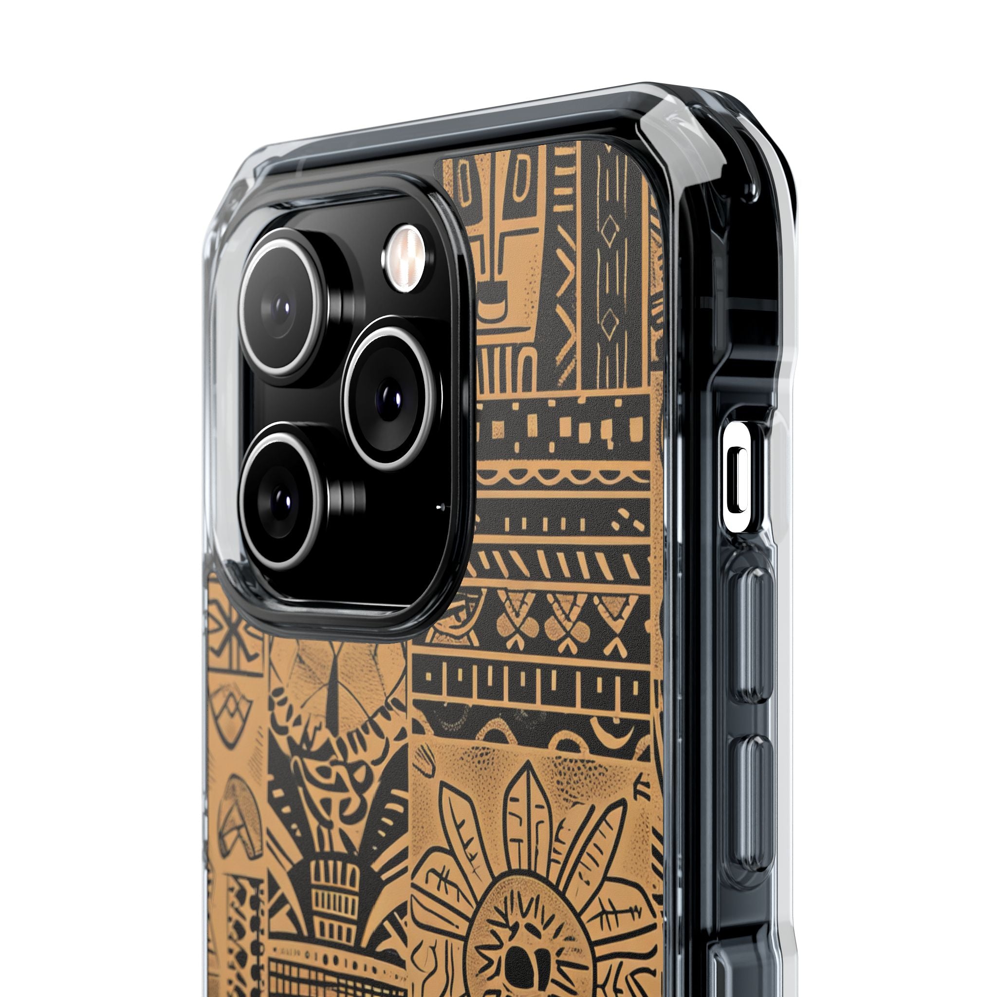 Tribal Faces iPhone 14 Pro Case - Impact
