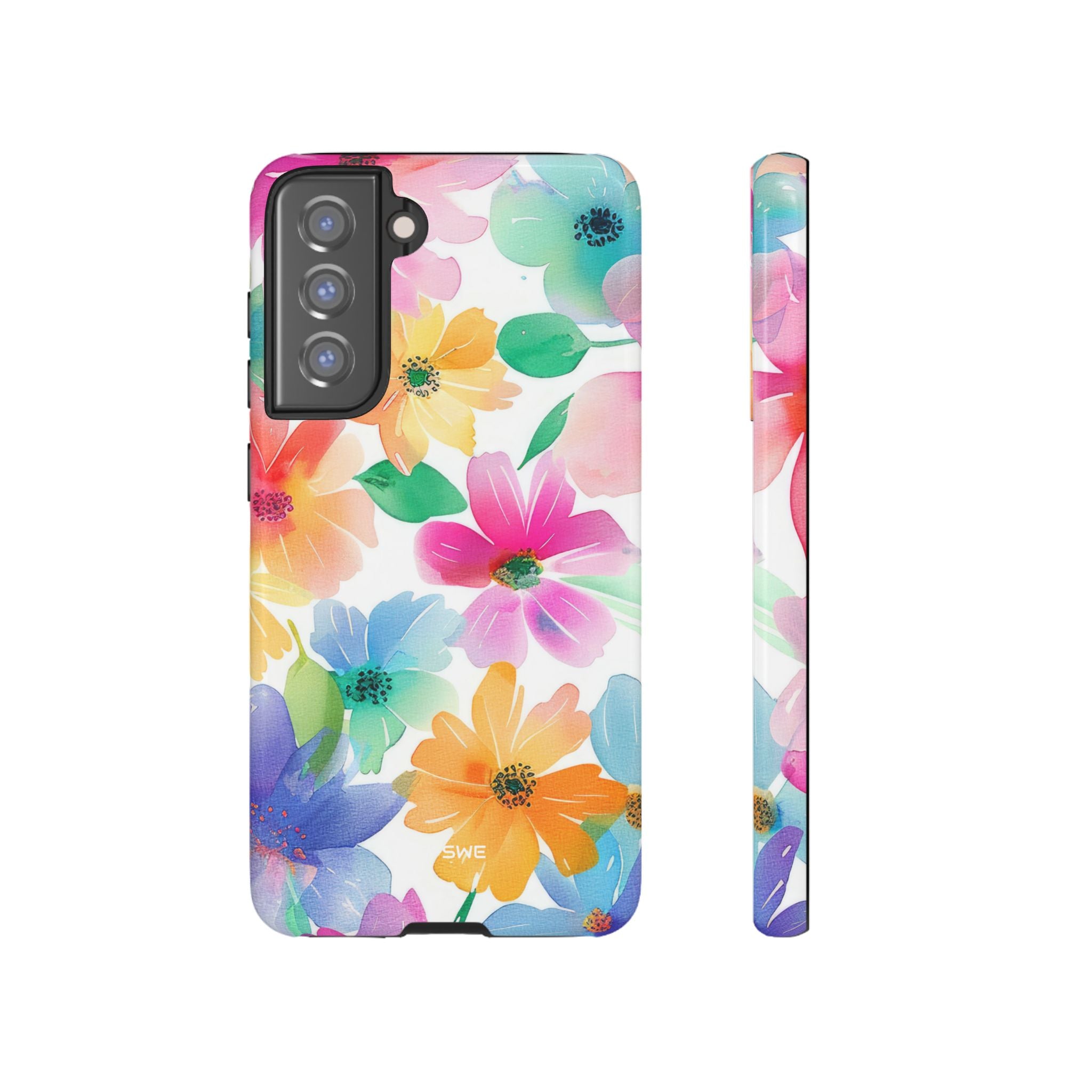 Vibrant Floral Impression - Samsung Case