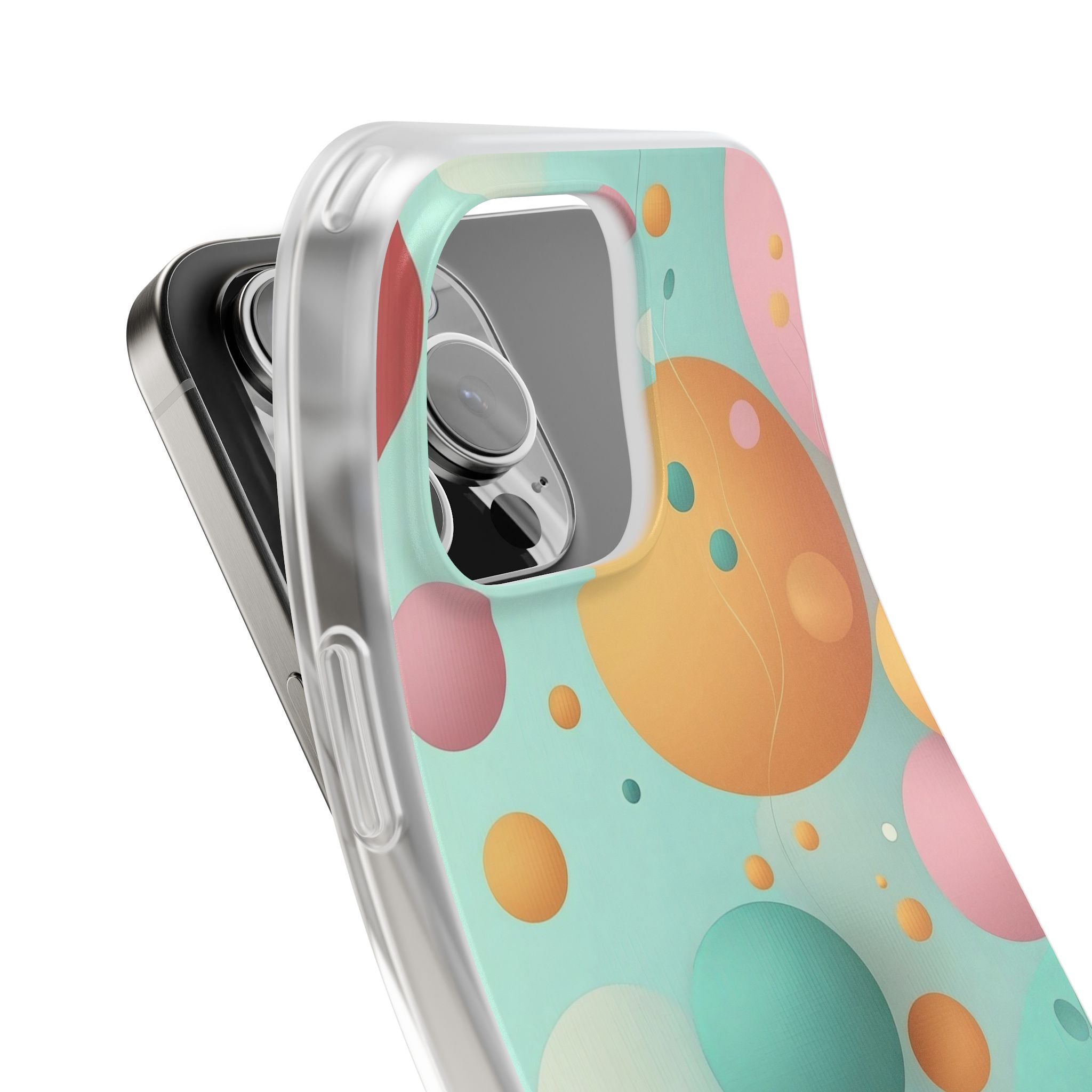 Pastel Circles iPhone 16 Pro Max Case - Soft