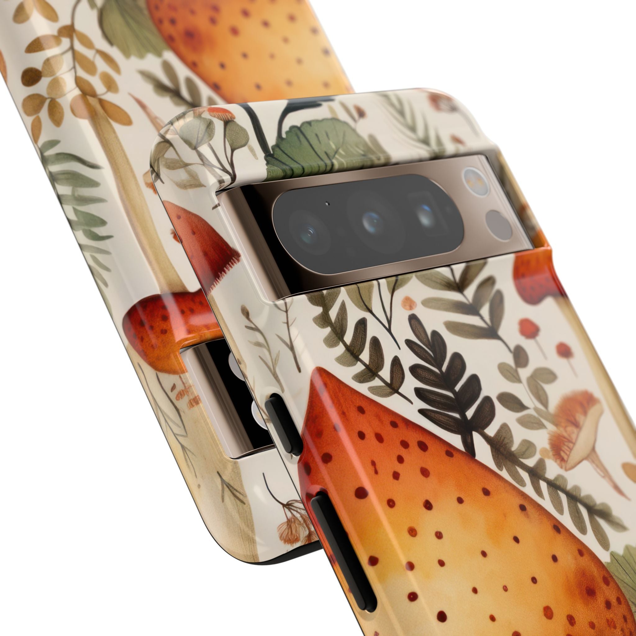 Mushrooms Sprout Cheerfully - Google Pixel Case