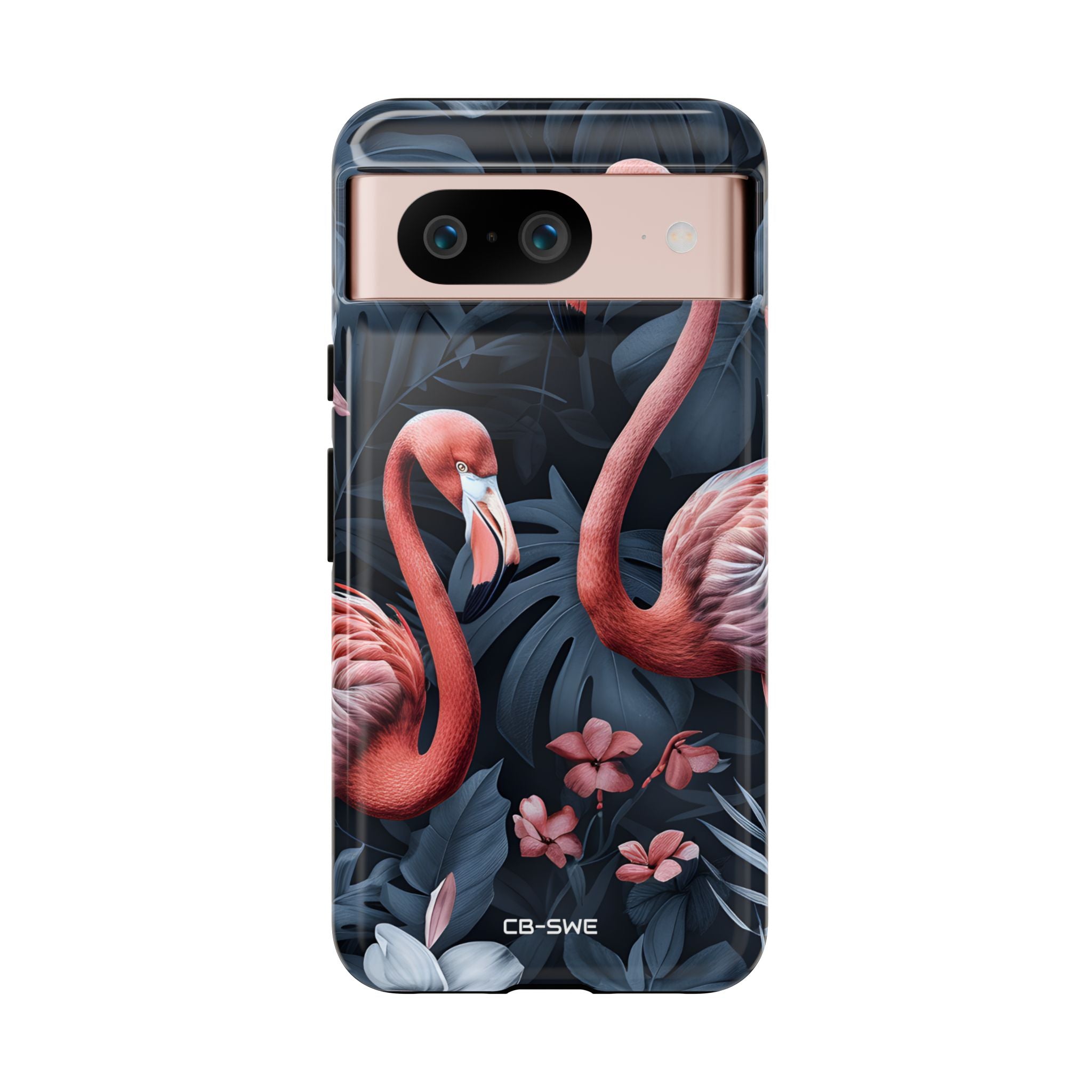 Flamingos Embrace Nature - Google Pixel Case