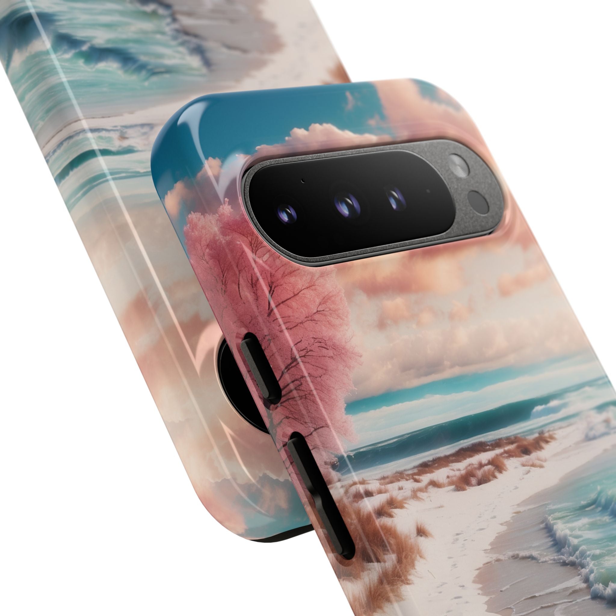 Pink Tree Breeze Google Pixel 9 Pro XL Case - Tough