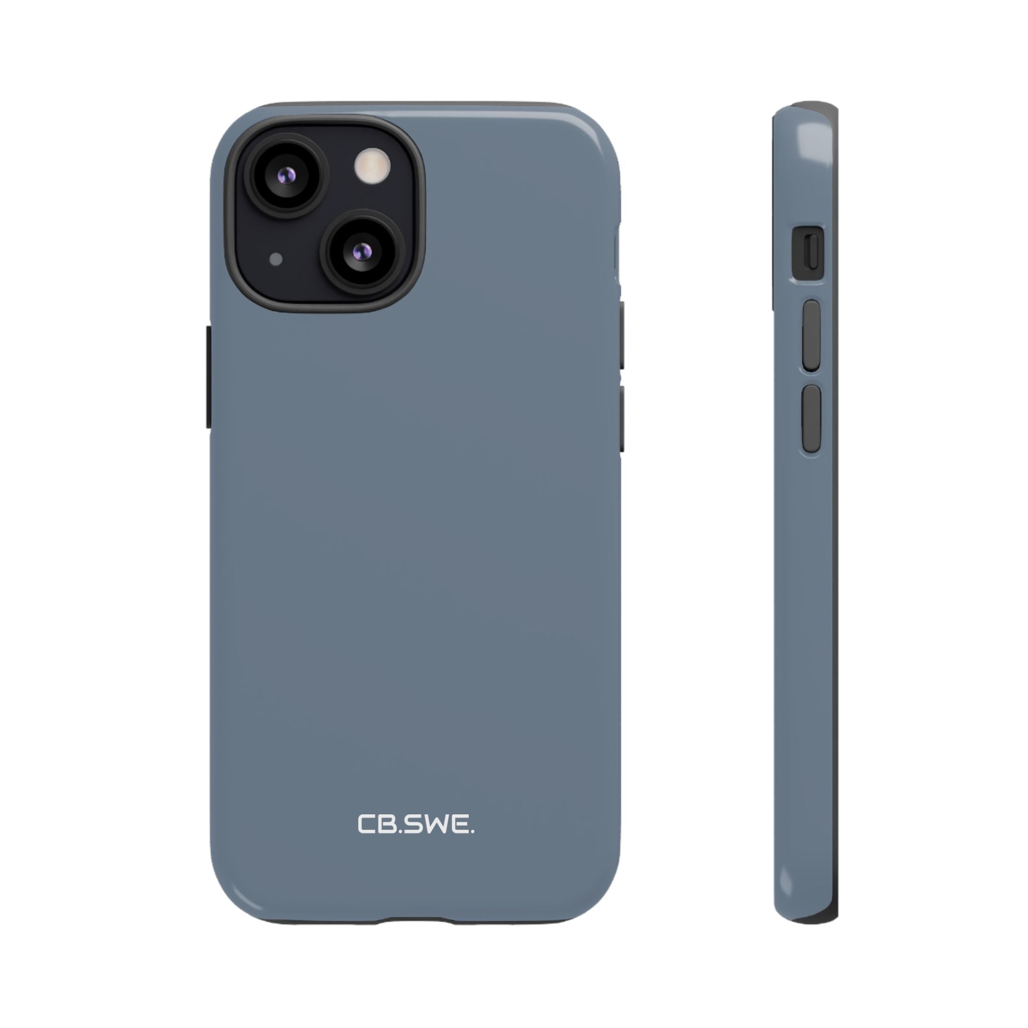 Slate Gray iPhone Case - Tough