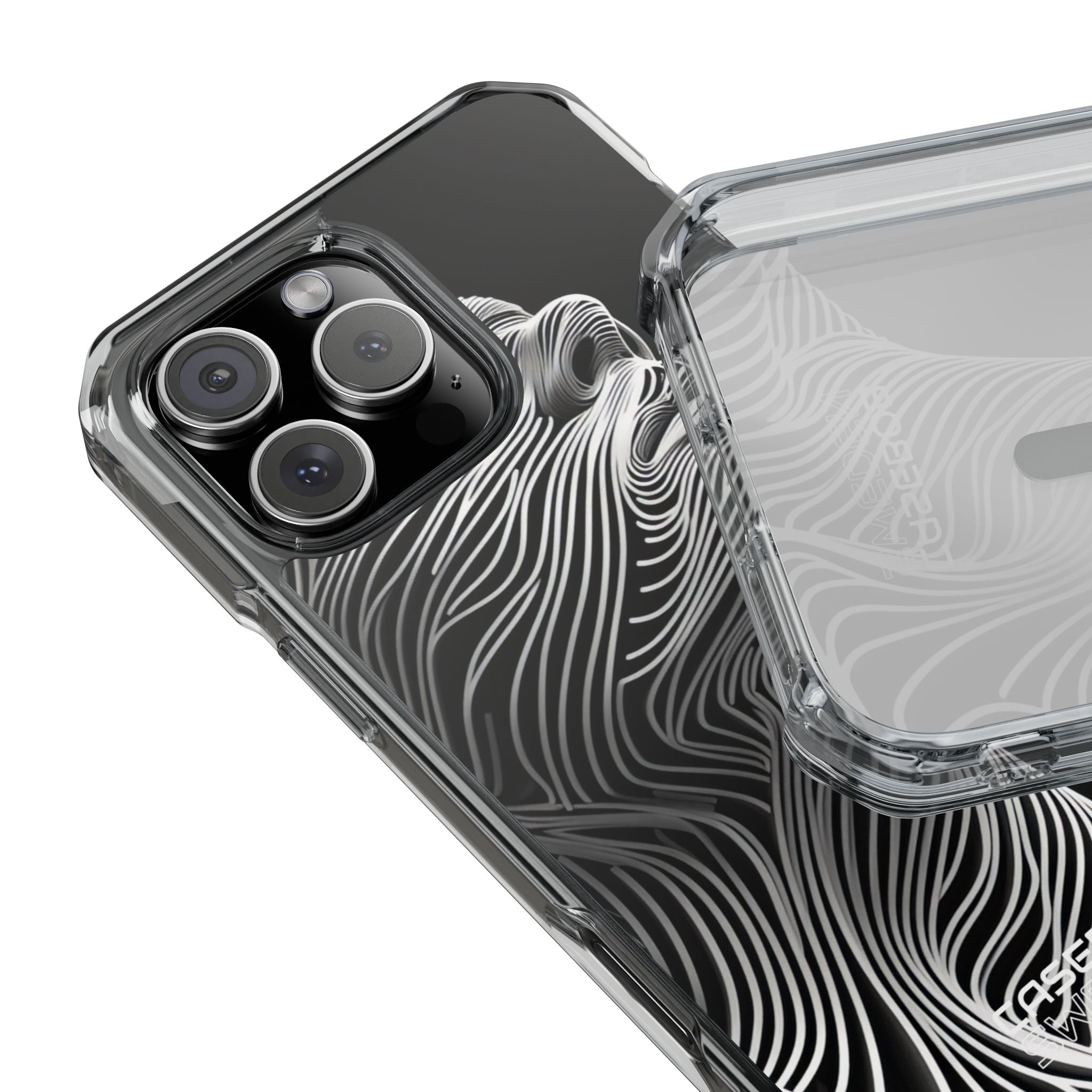 Fluid Face Lines iPhone 16 – Impact Clear+