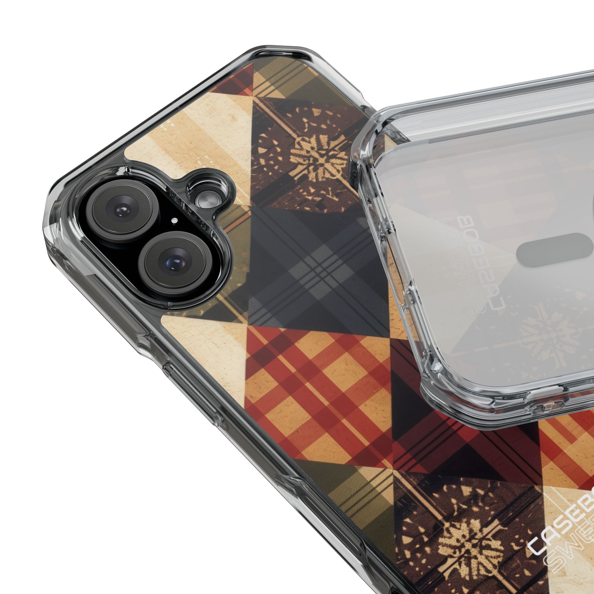 Rustic Quilt Charm iPhone 16 - Impact Clear+
