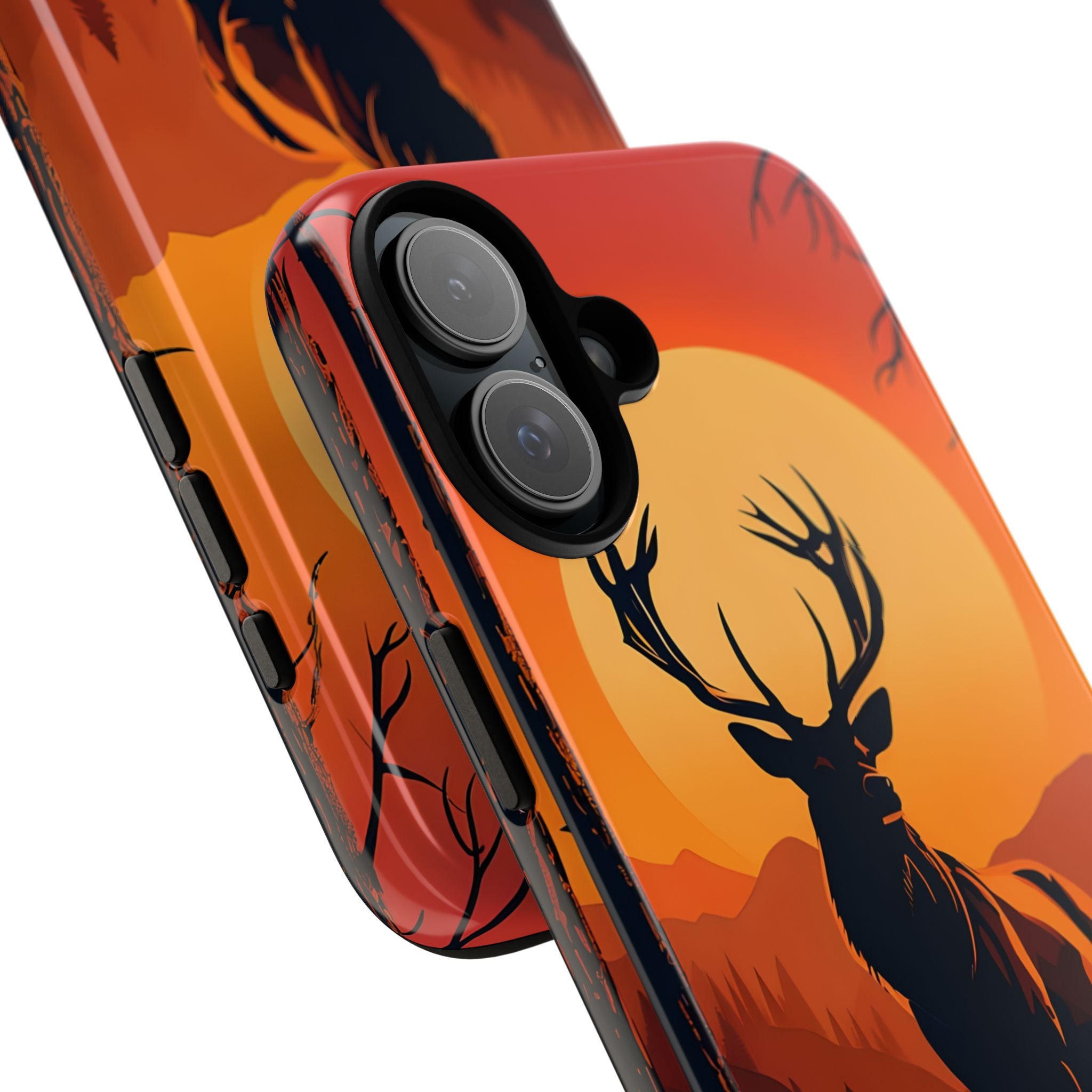 Sunset Stag iPhone 16 Plus Case - Tough