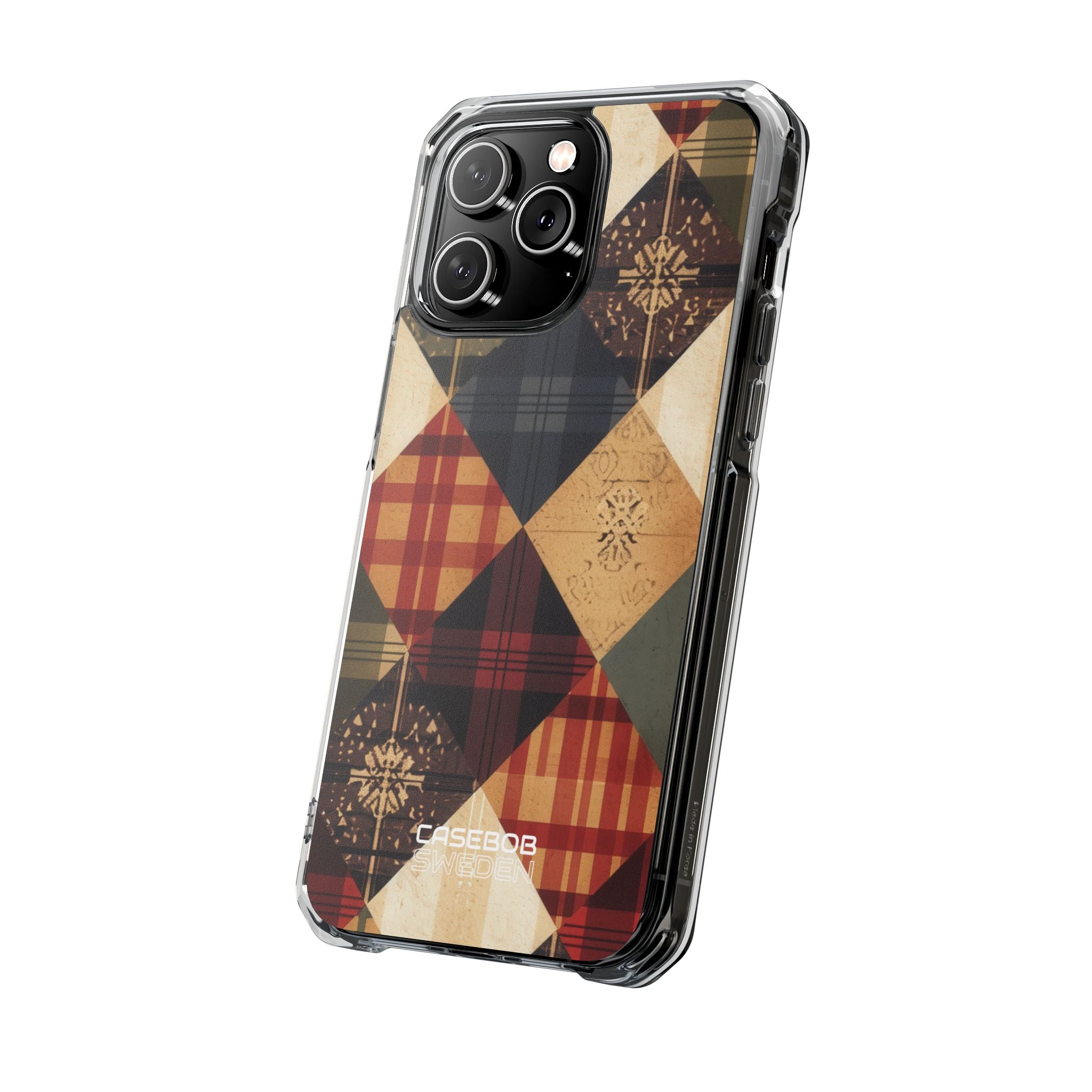 Rustic Quilt Charm iPhone 14 - Impact Clear+