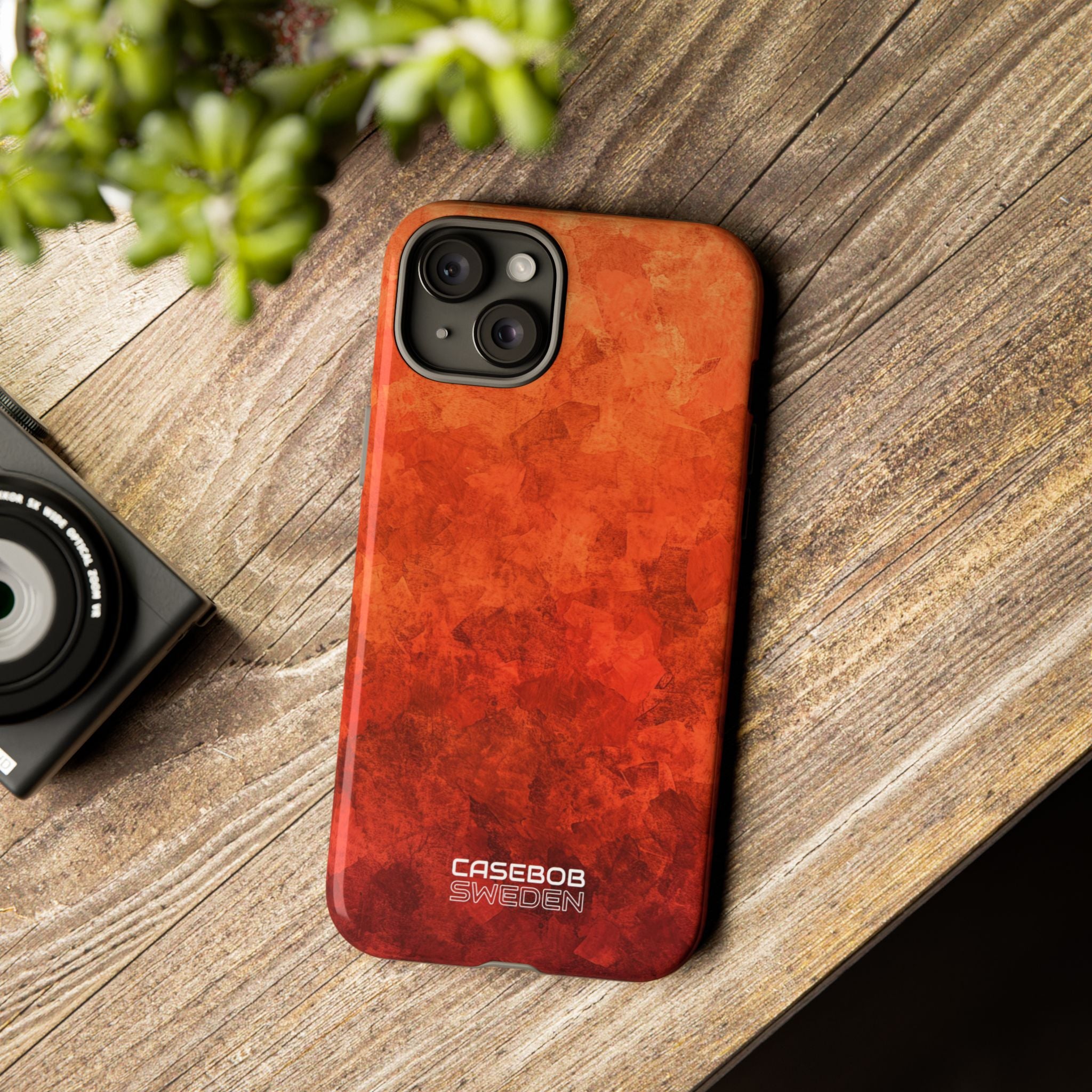 Crimson Autumn Layers iPhone 15 - Tough