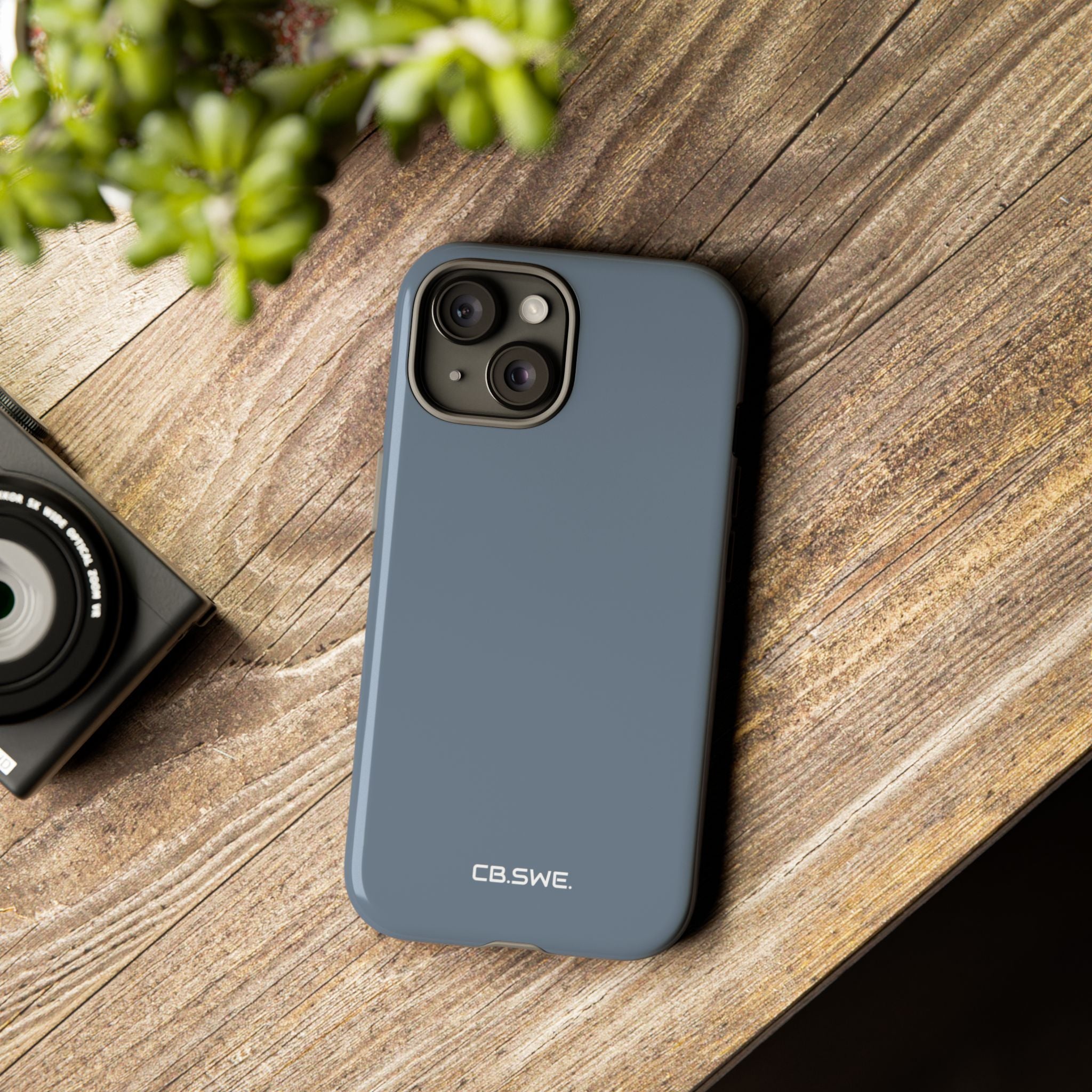Slate Gray iPhone Case - Tough
