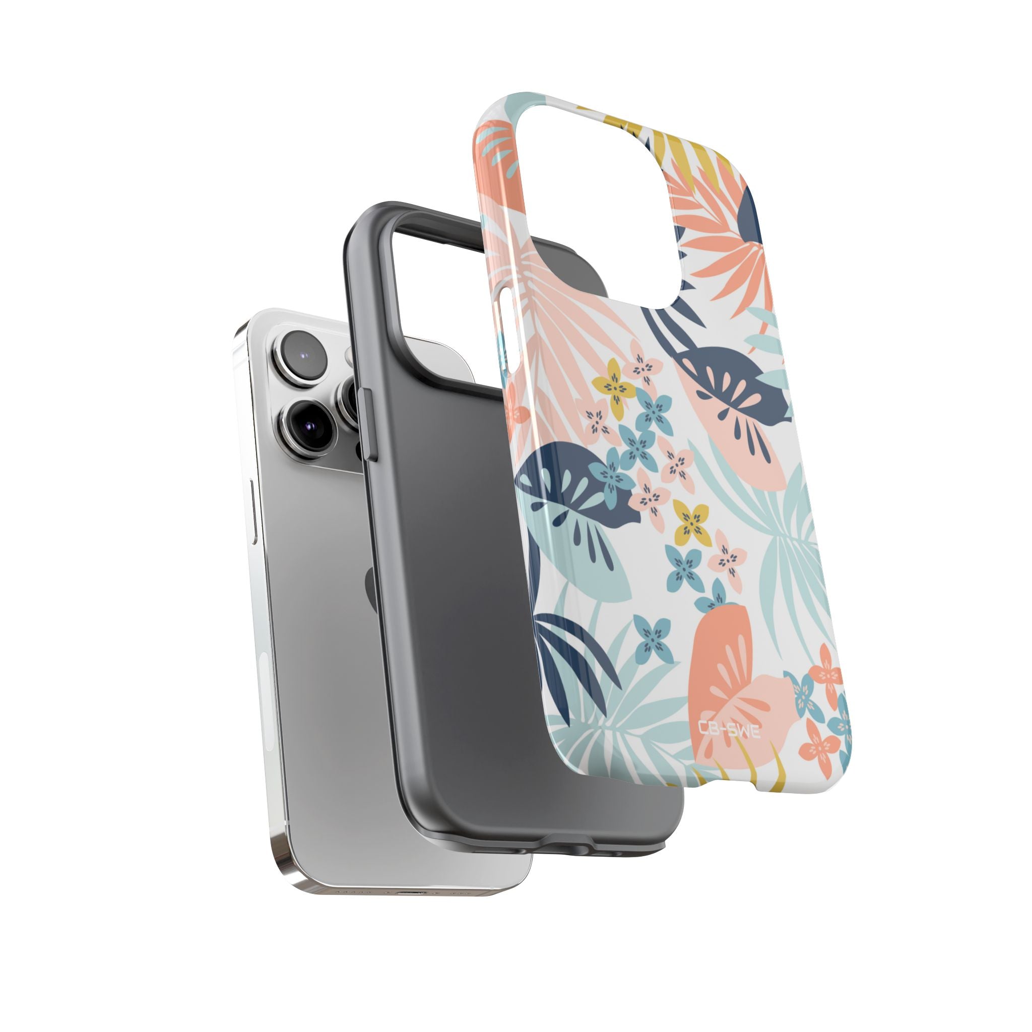 Tropical Foliage Blooms - iPhone Case