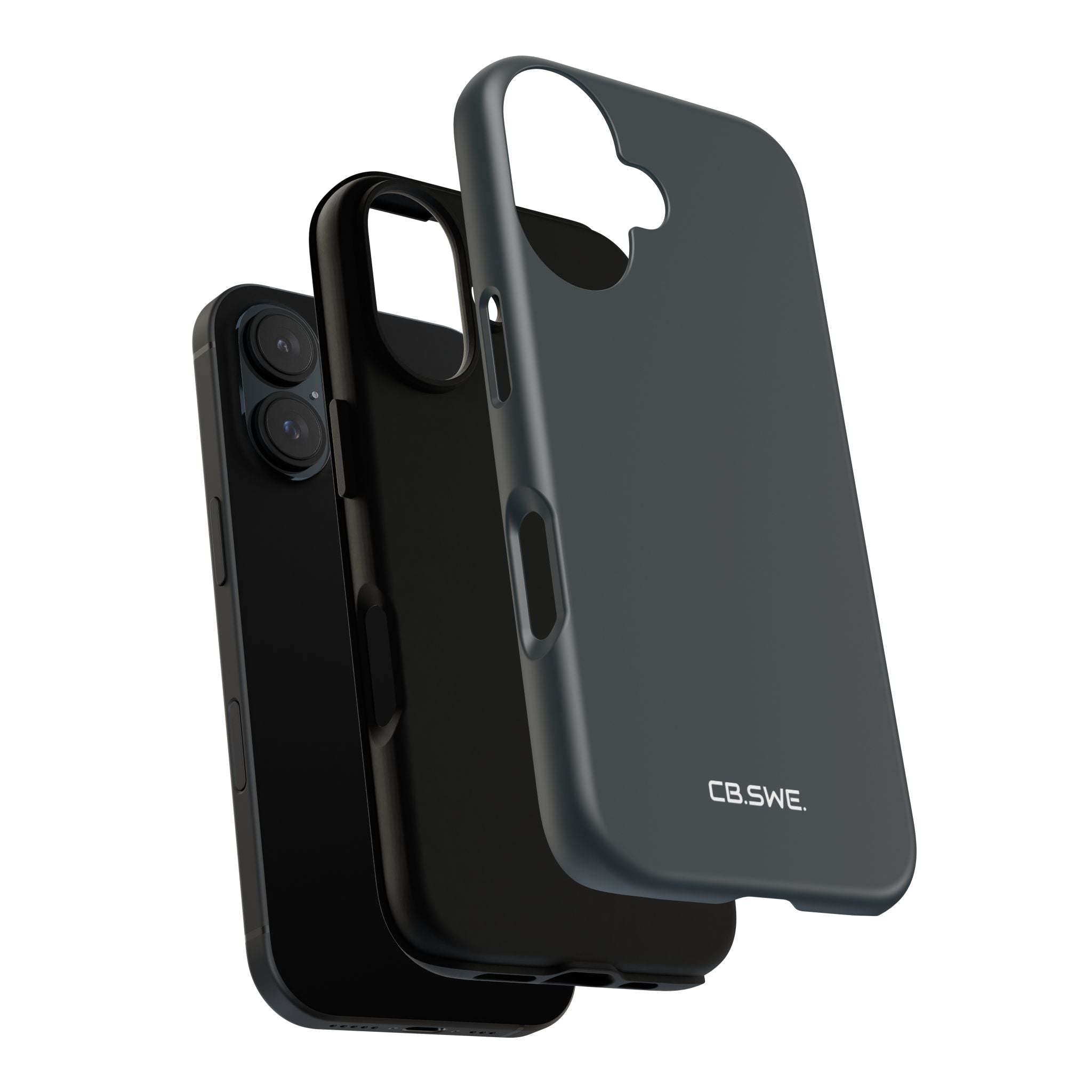 Gunmetal iPhone Hülle - Robust