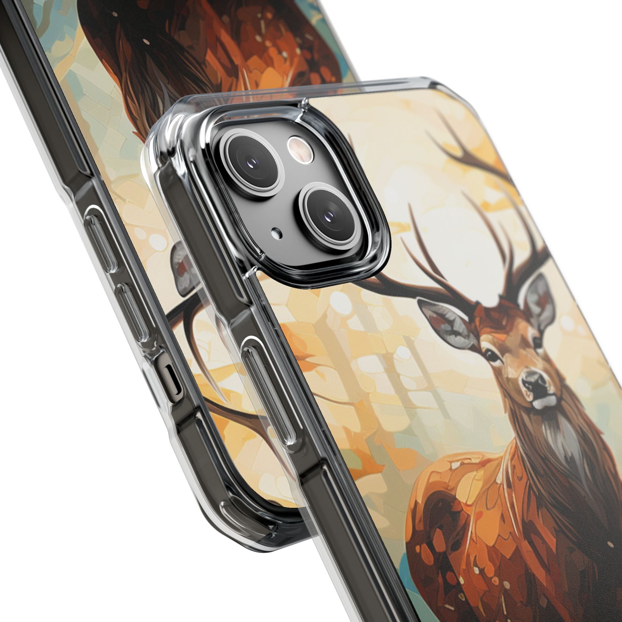 Glowing Stag iPhone 14 Plus Case - Impact