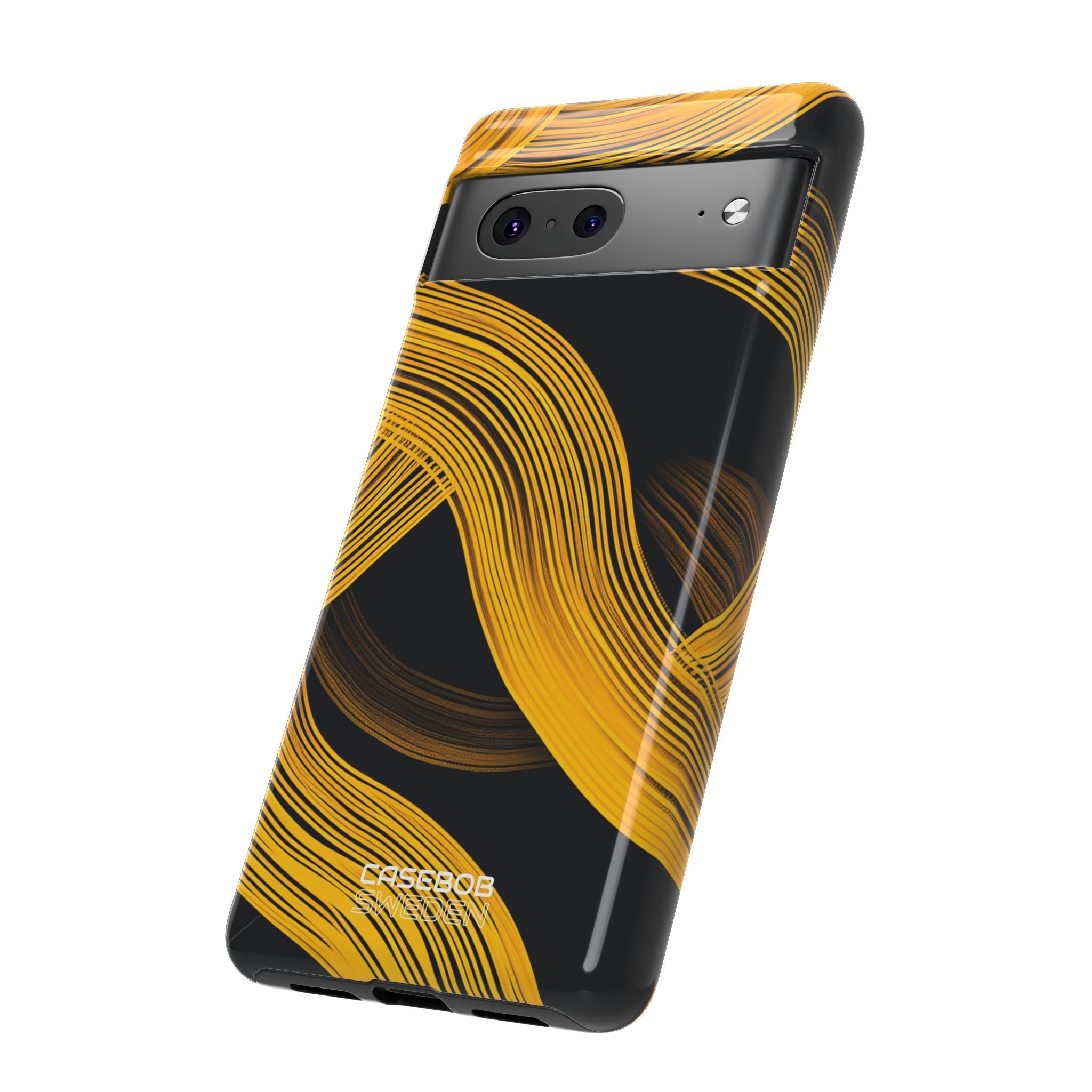 Yellow Flow Lines Google Pixel 7 - Tough
