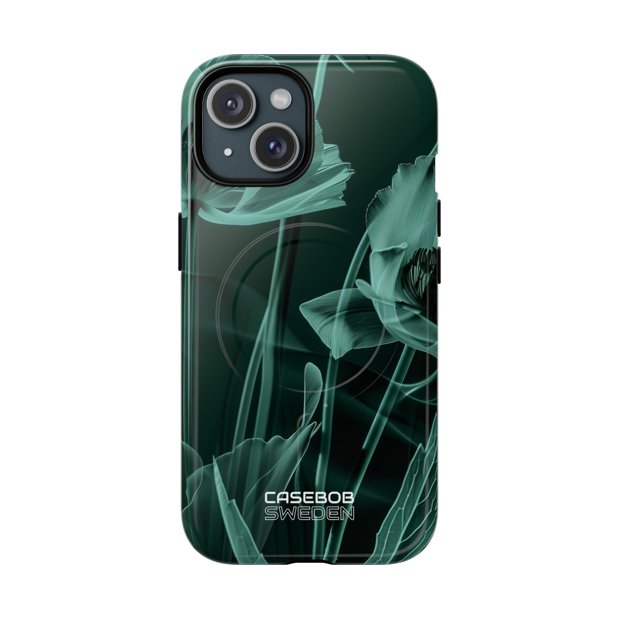 Teal Bloom Radiance iPhone 15 - Tough+