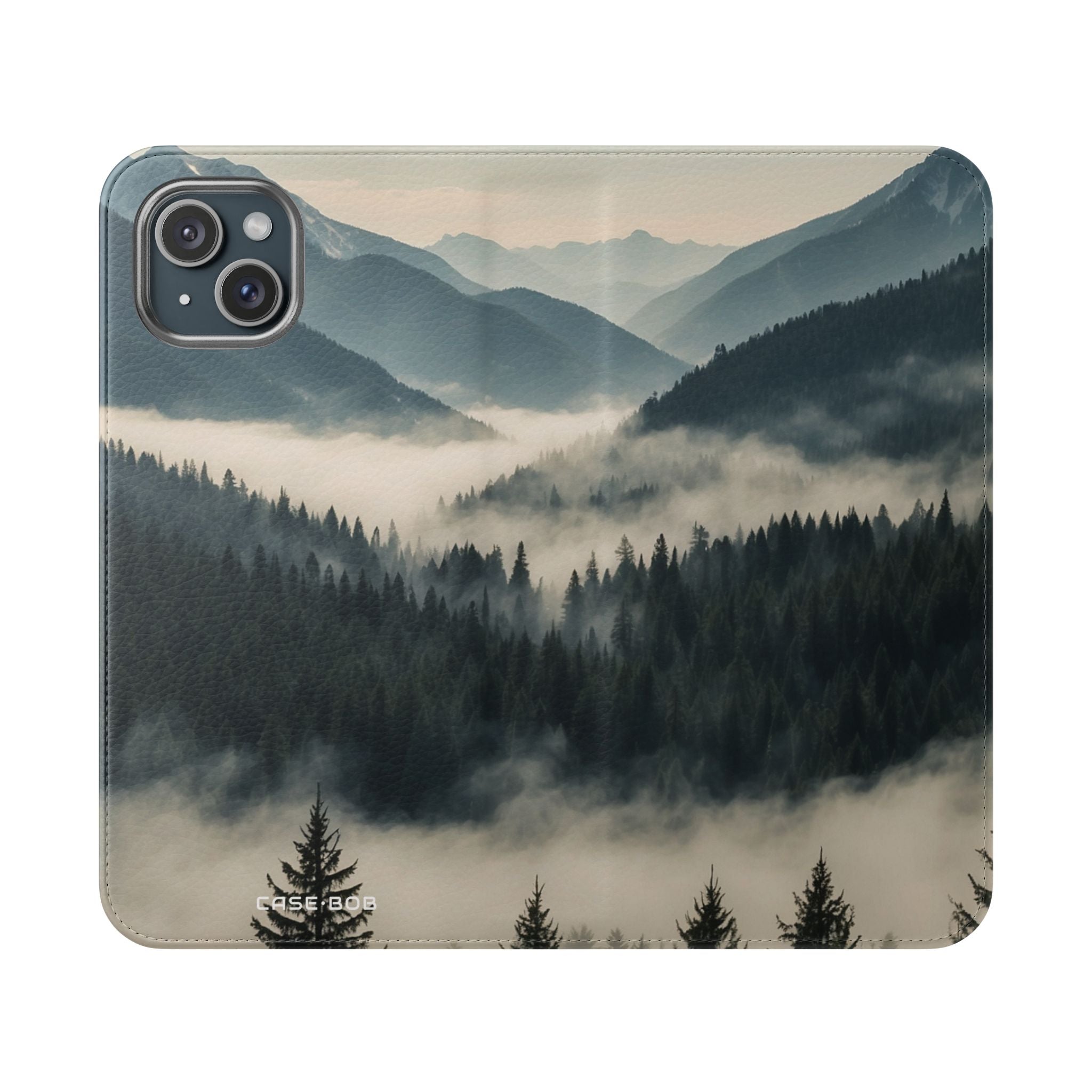 Evergreen Mist - iPhone 15 Plus Case - Wallet