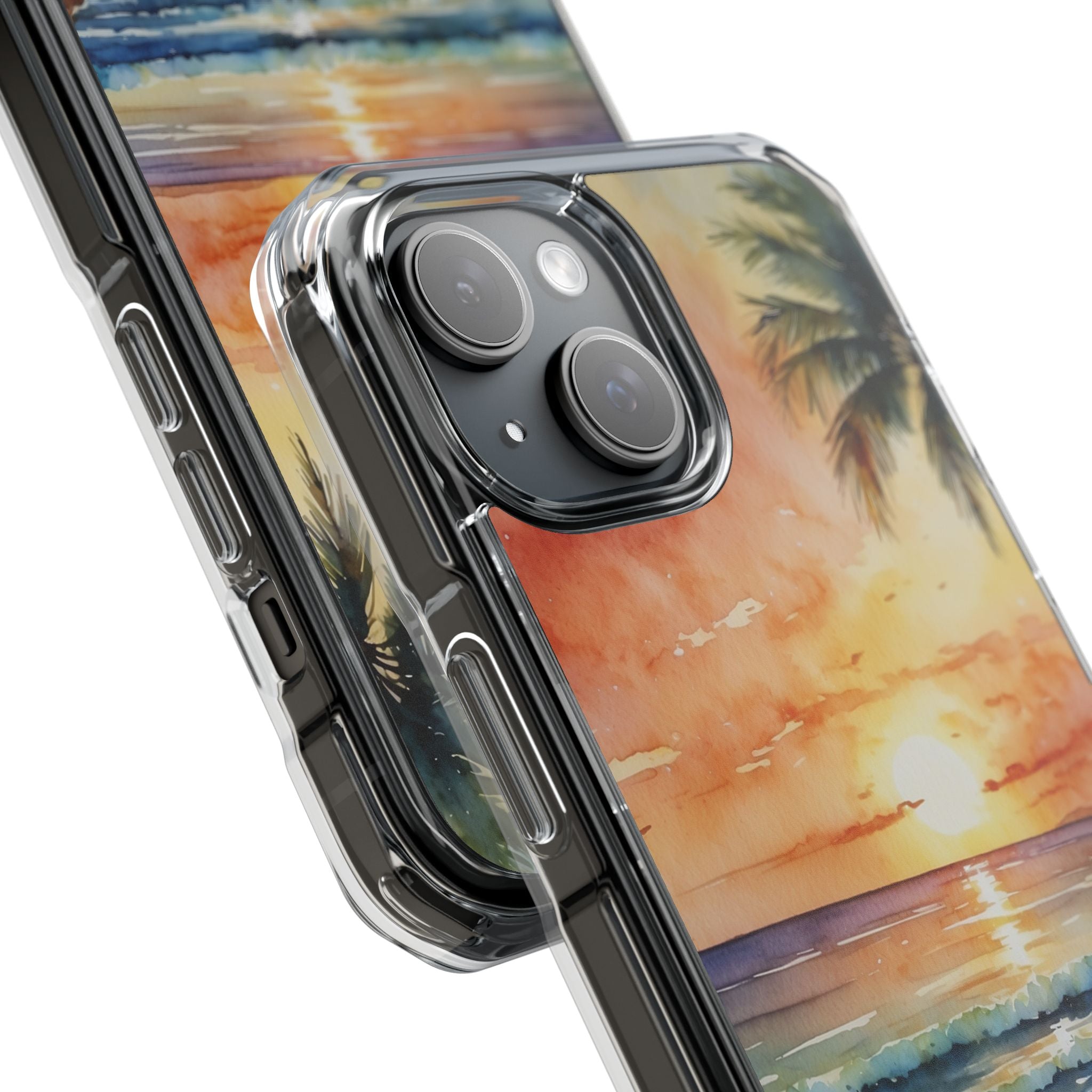 Sunset Palm iPhone 15 Case - Impact