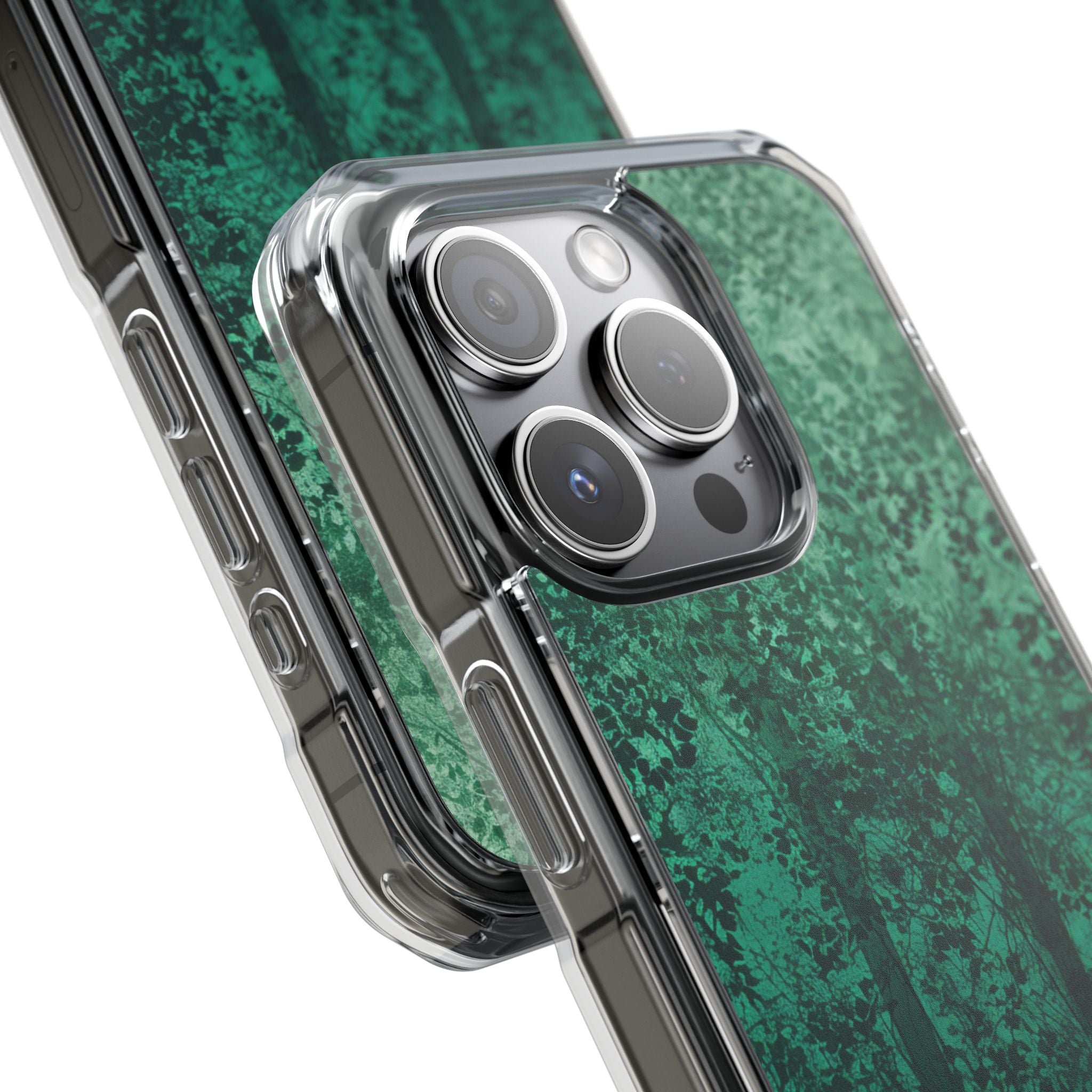 Verdant Forest Canopy iPhone 15 - Impact Clear+