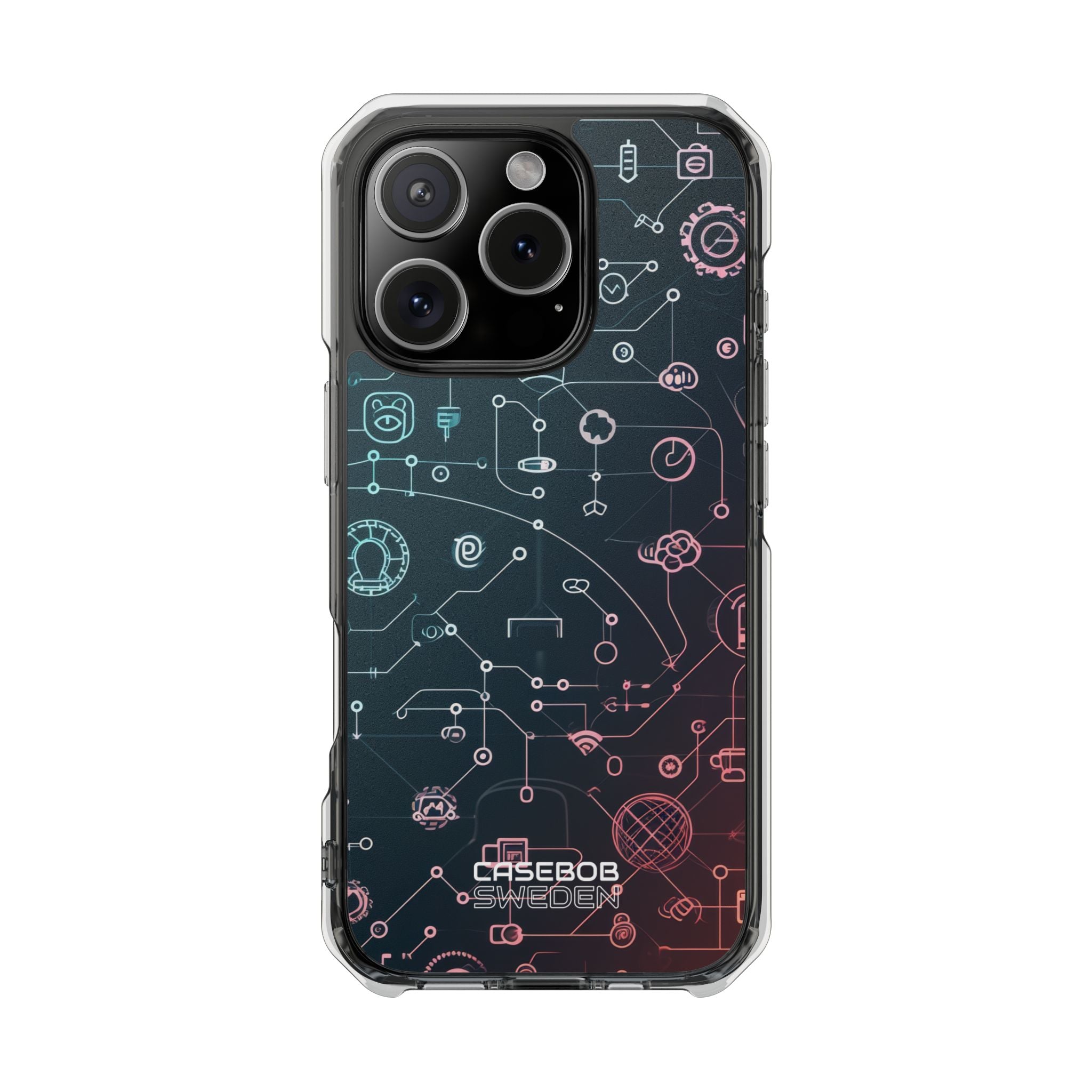 Digital Circuit Flow iPhone 16 - Impact Clear+