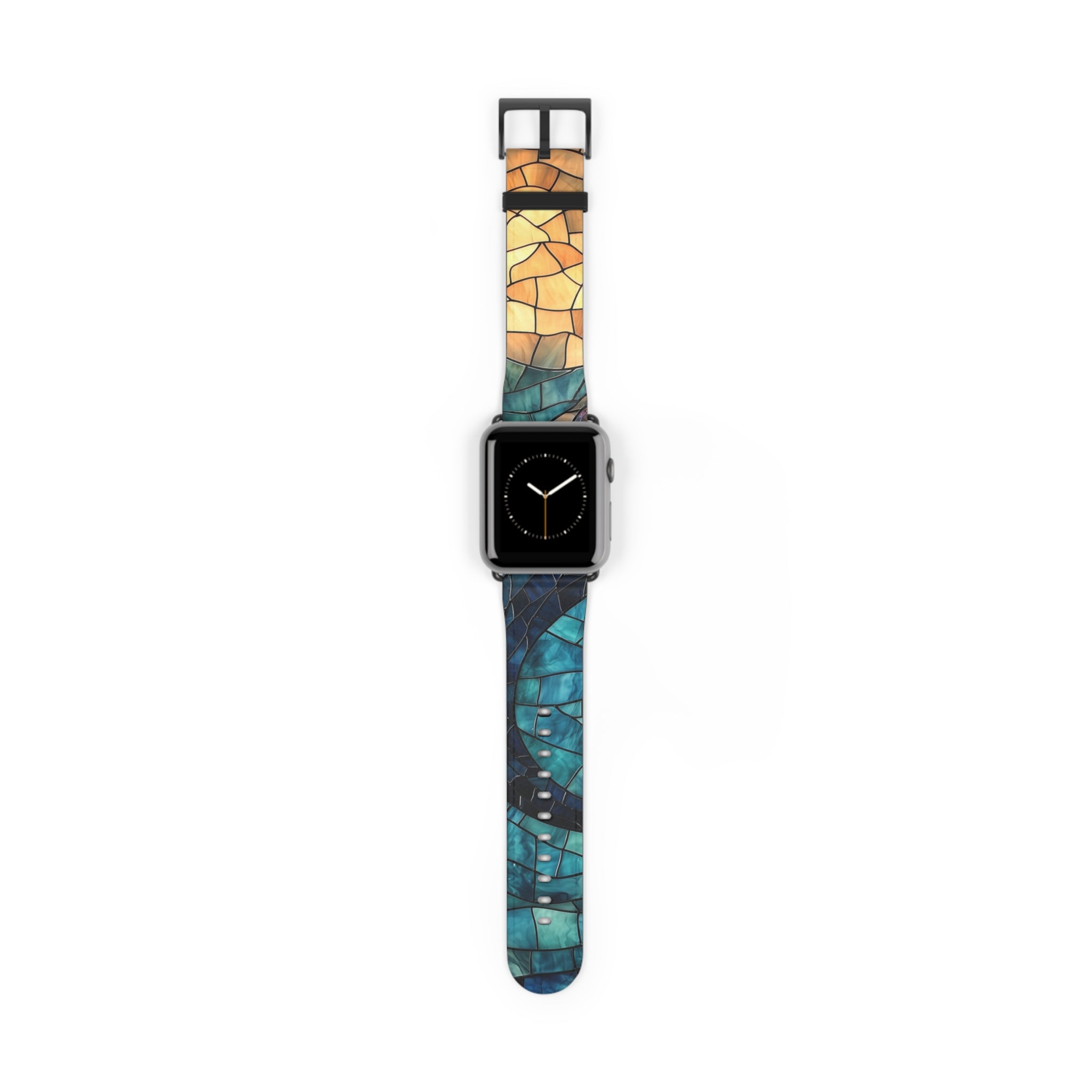 Blue Whale Mosaic - Watch Band