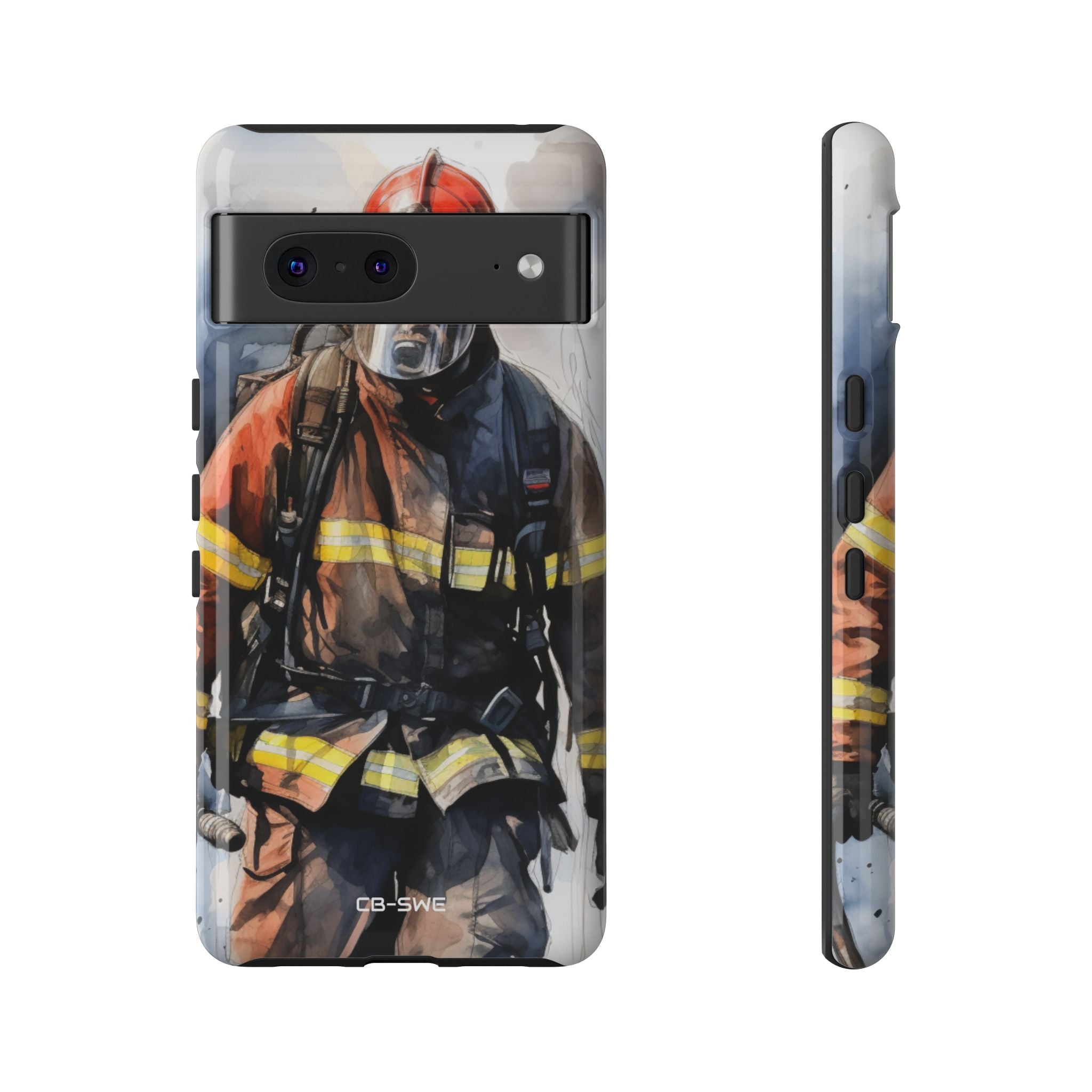 Firefighter In Motion - Google Pixel Case